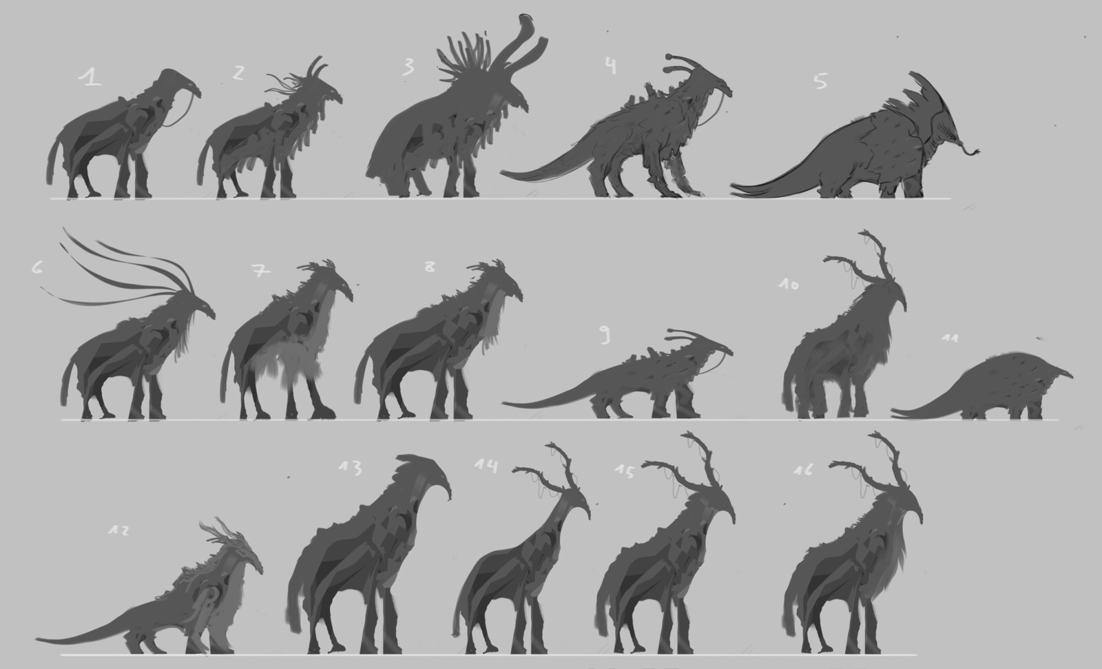 silhouettes mount