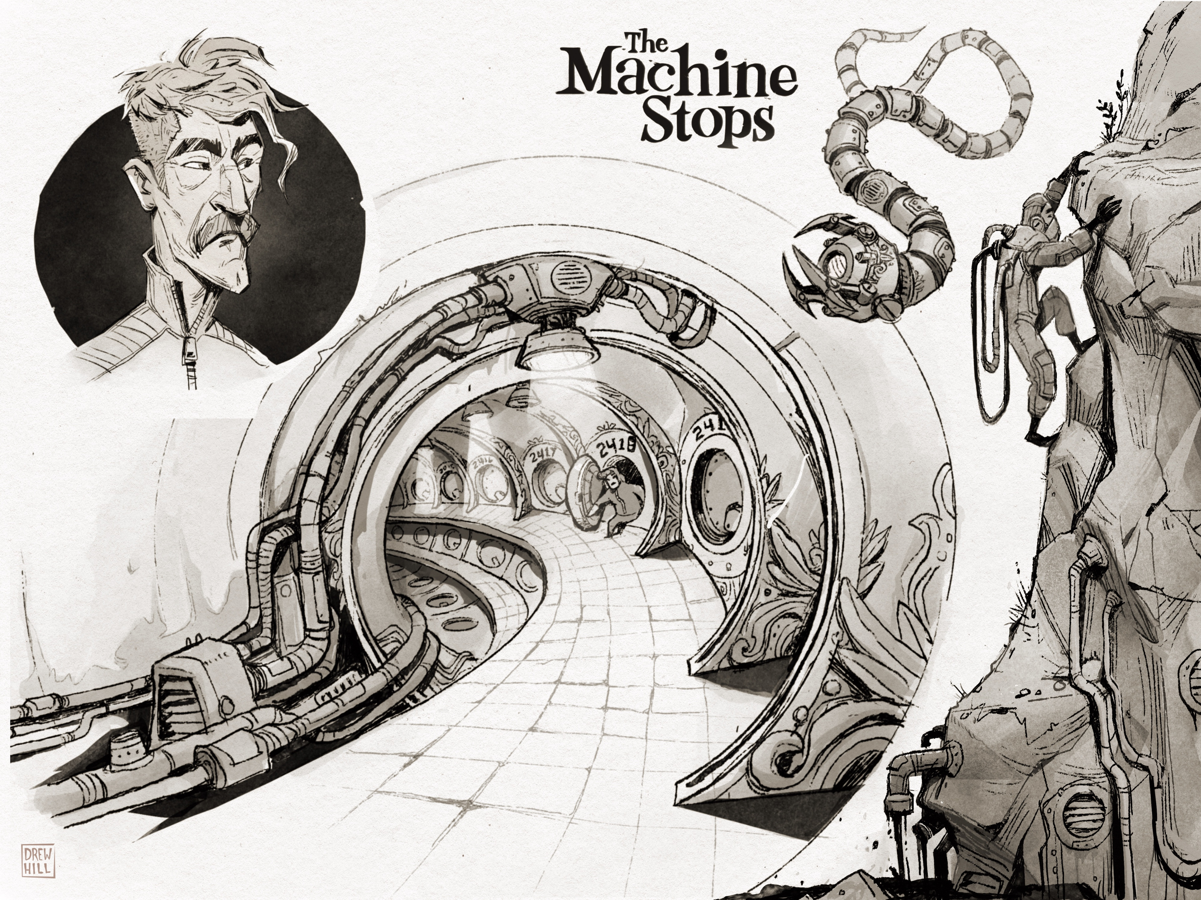 The machine stops on sale