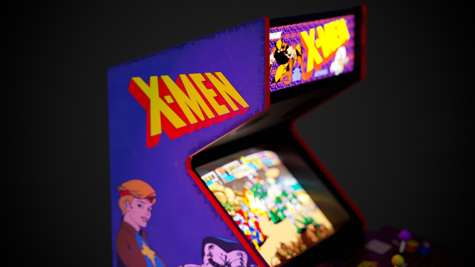 Artstation X Men 4 Player Arcade Cabinet
