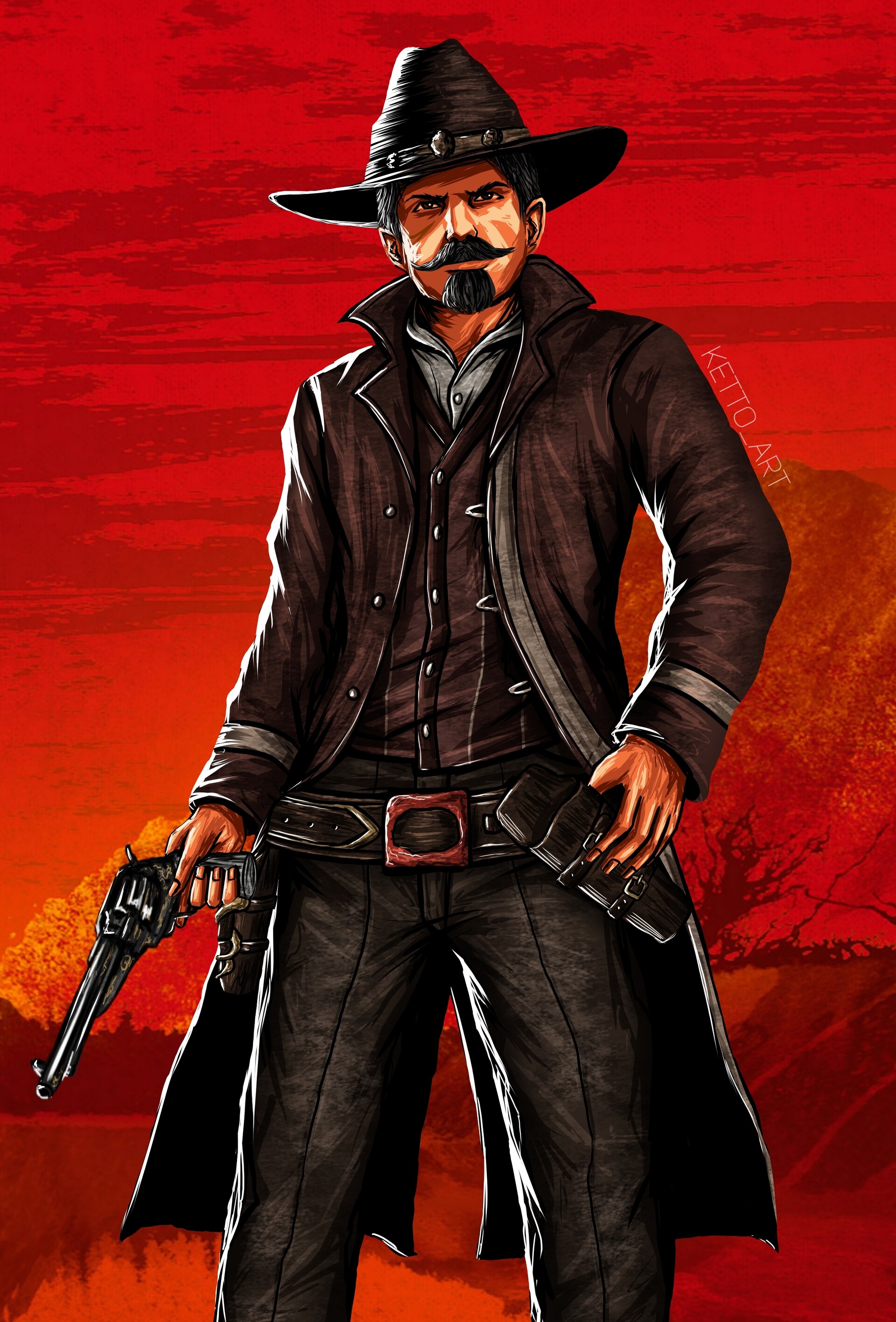 ArtStation Red Dead Redemption Character Commission