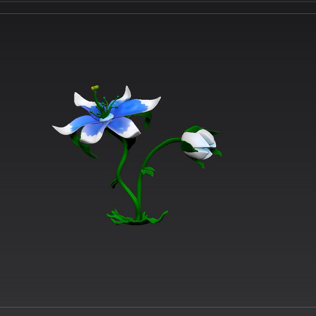 ArtStation Zelda Botw princess flower