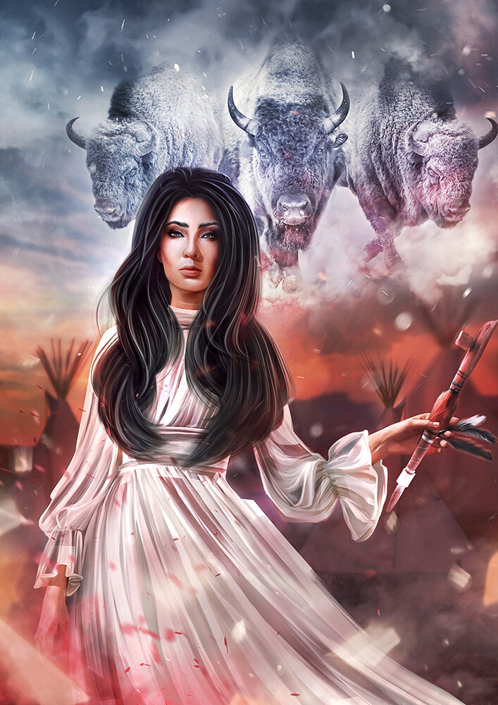 ArtStation - White Buffalo Calf Woman