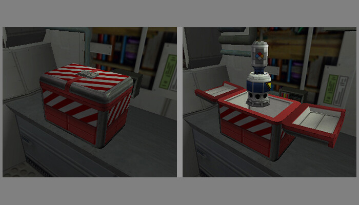 level I - one of many objects and keys to solving the game.