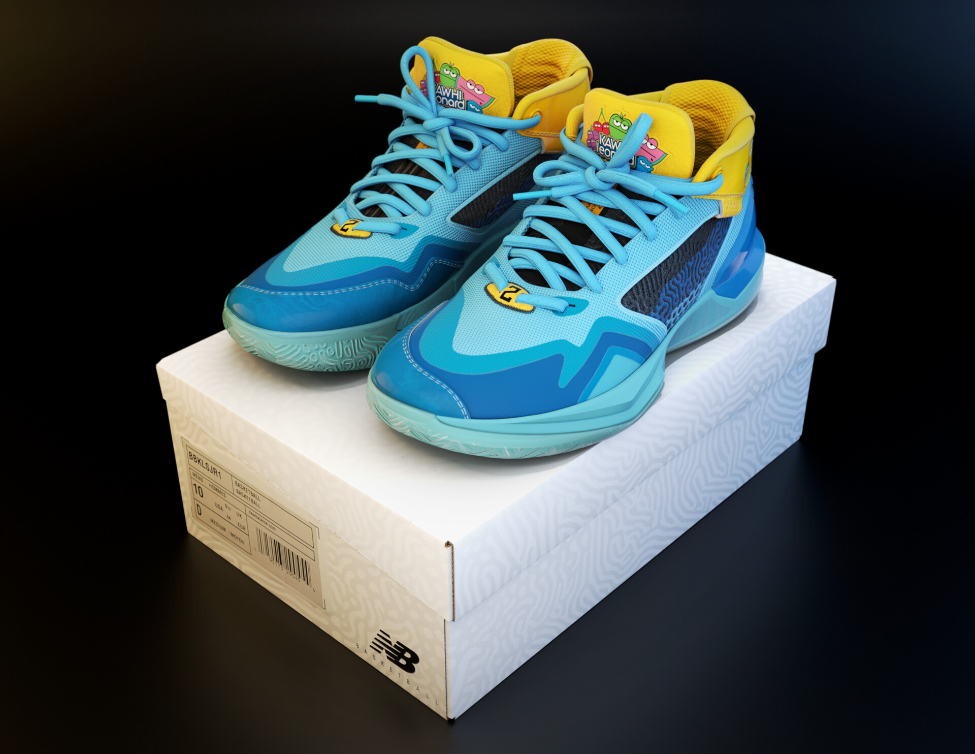 Basketball Sneakers Kawhi Blue Raspberry Balance Shoes Kawhi Jolly