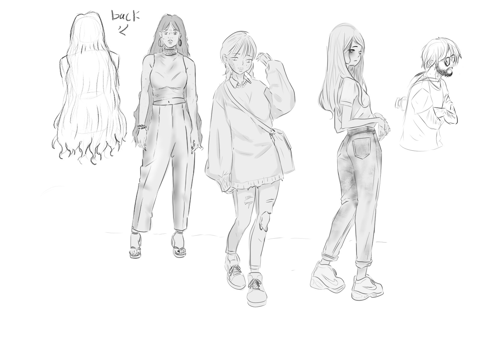Artstation Fashion Sketches