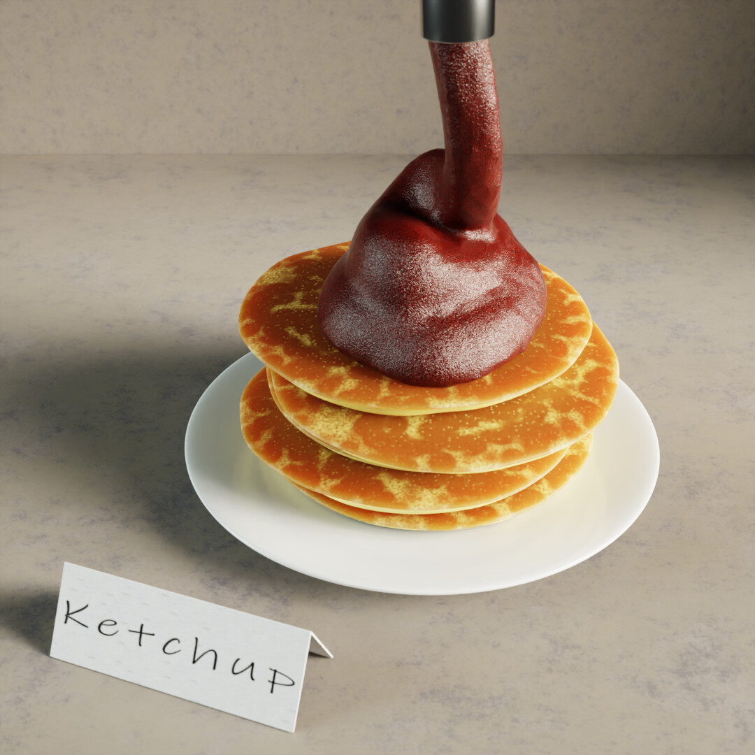 ArtStation Pancake Ketchup
