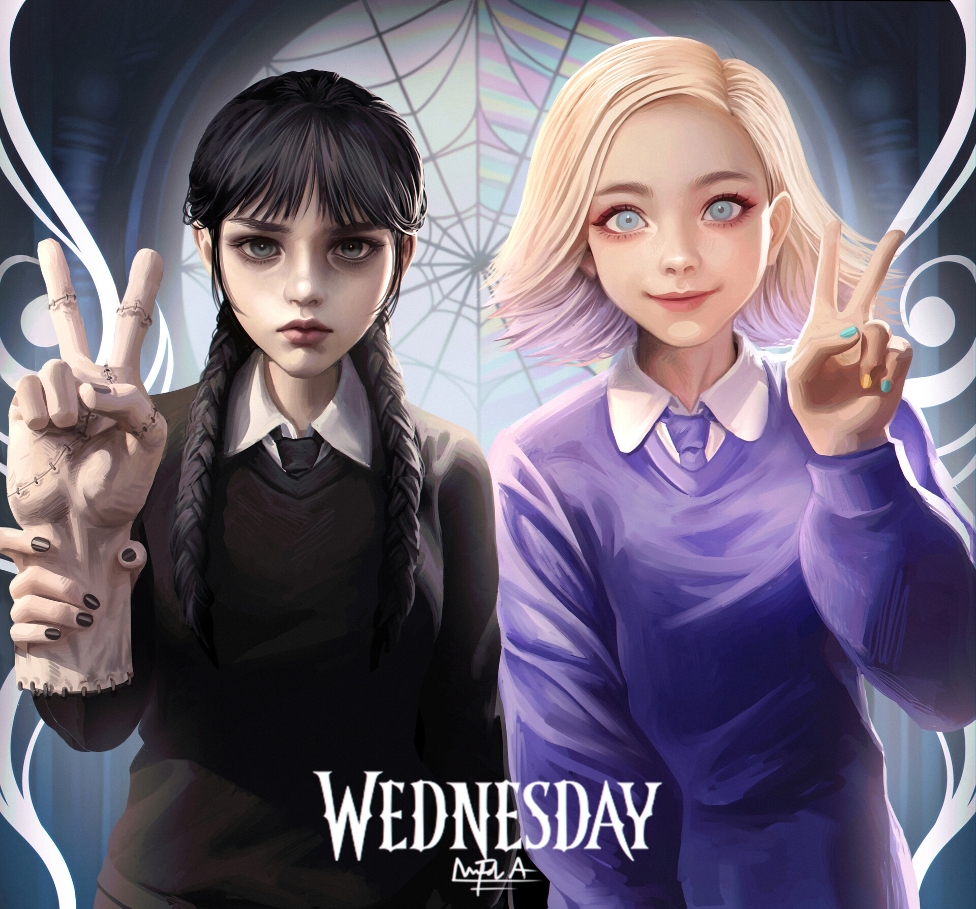 Wednesday Addams  Addams family Wednesday addams Anime images