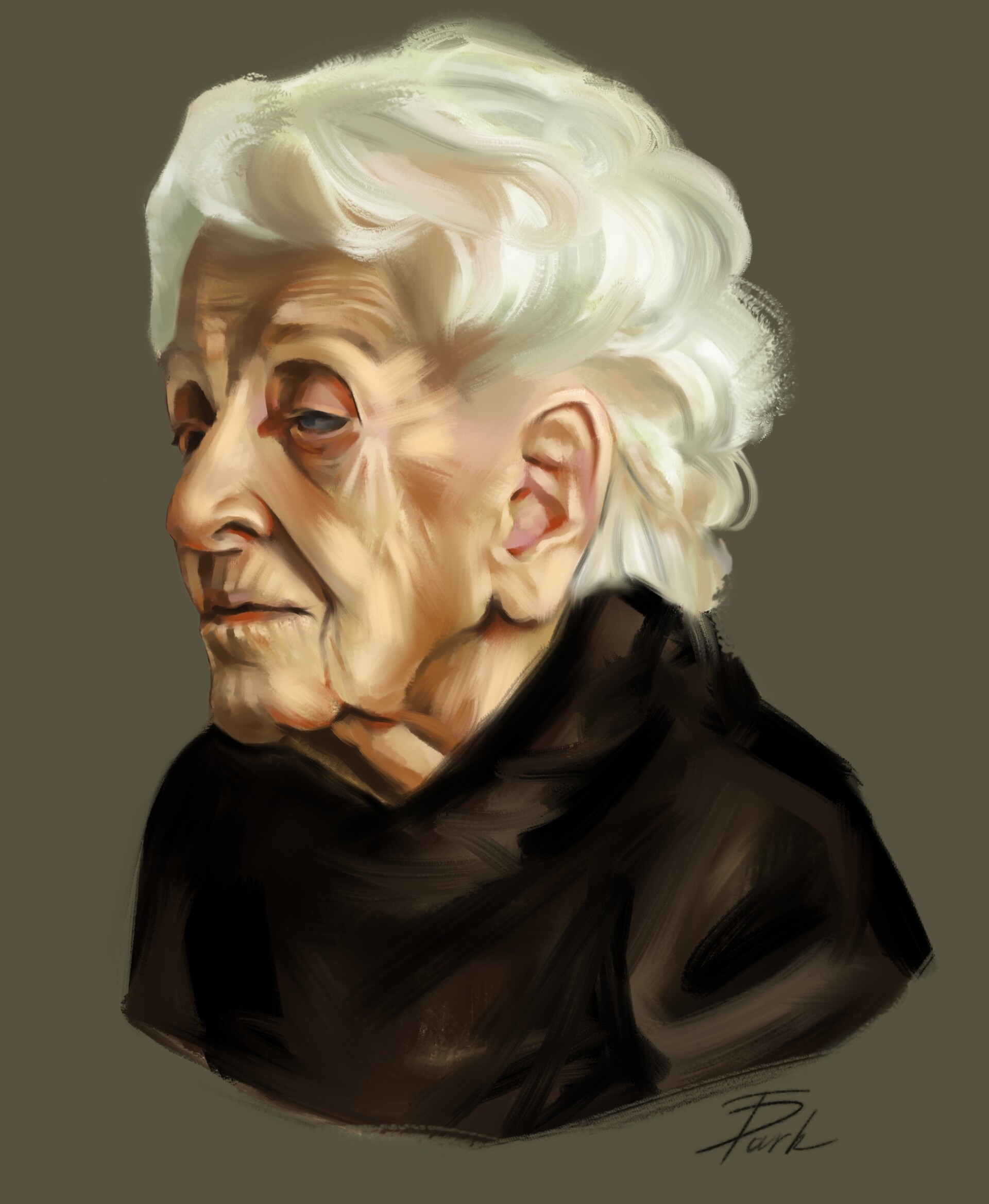 ArtStation Rita Levi Montalcini, portrait