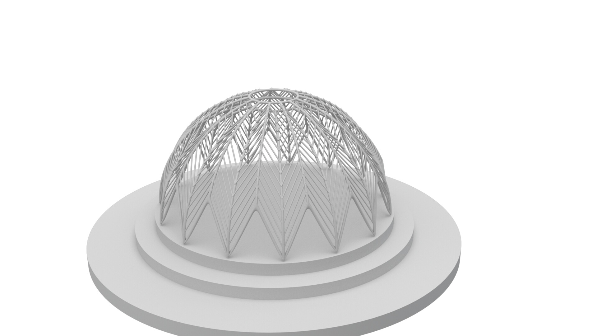 ArtStation 3D model dome Rhino 7