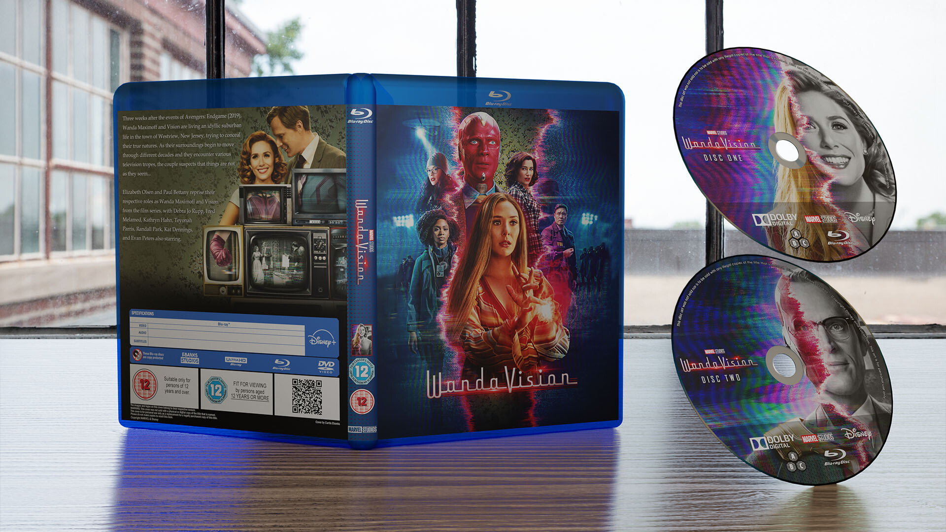Curtis Ebanks - WandaVision Custom Blu-ray / DVD Cover + MOCKUP