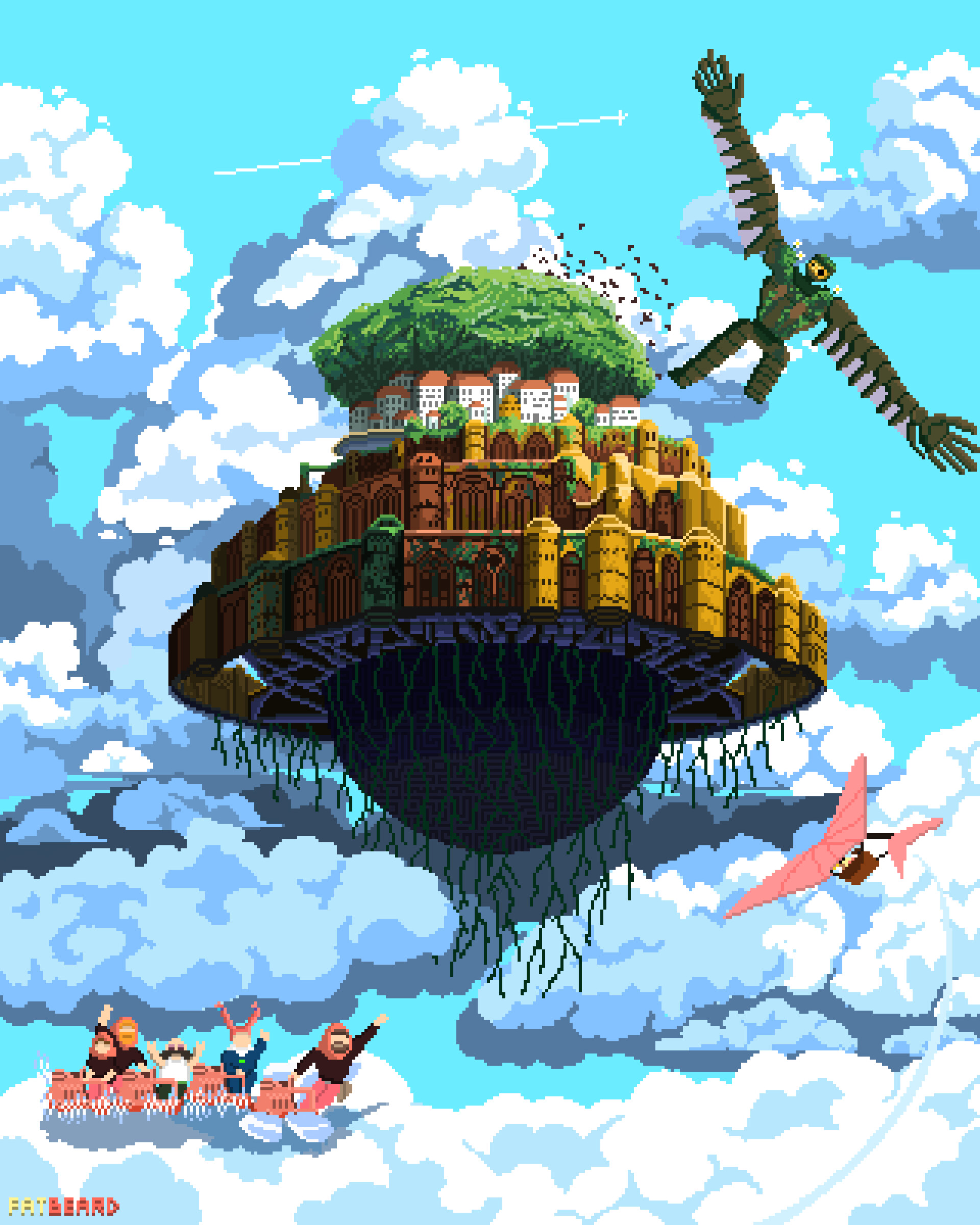 ArtStation Castle in the Sky