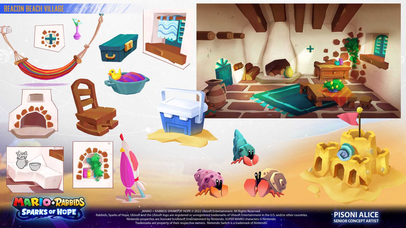 Interior design of the houses and wildlife
