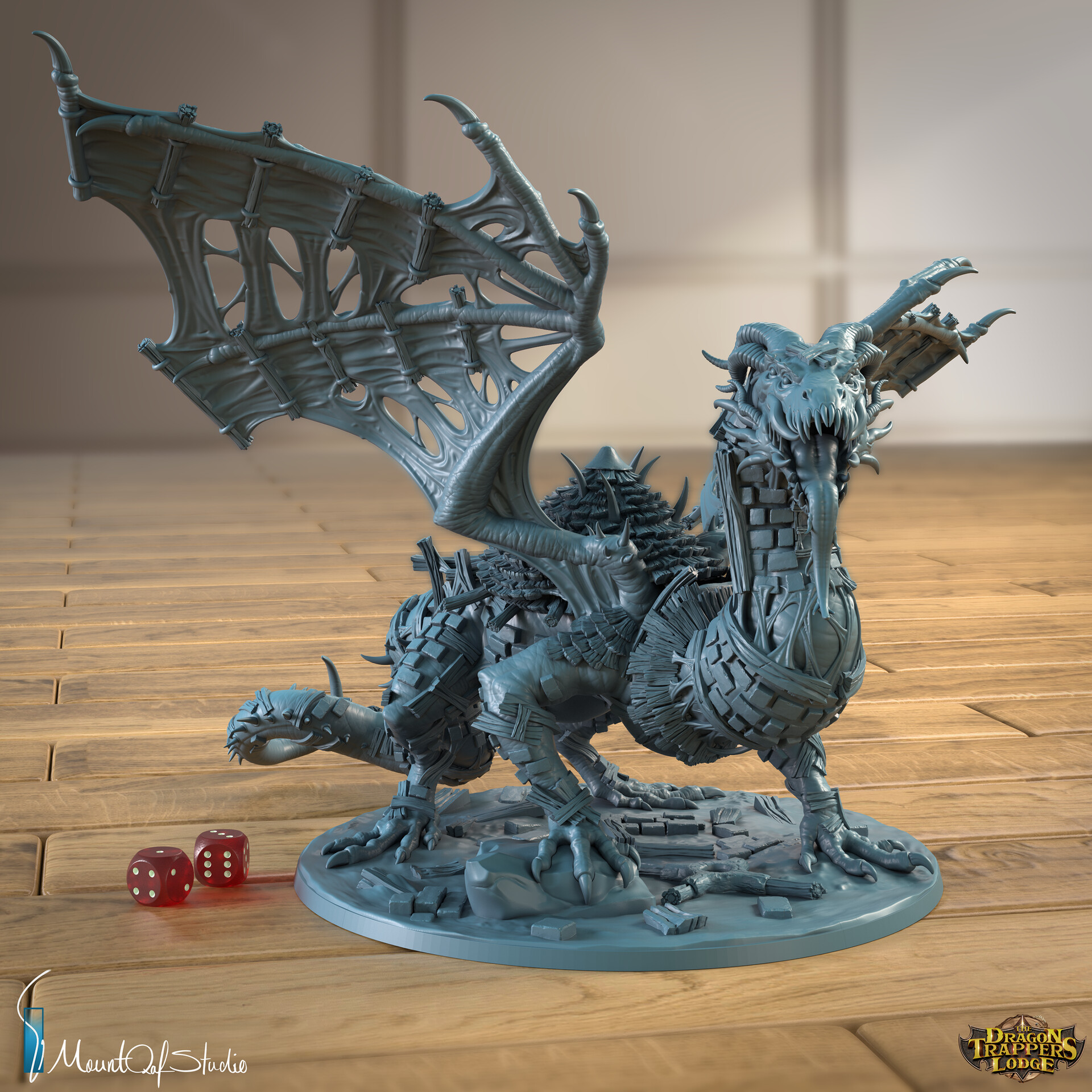 ArtStation Mimic Windmill Dragon (Oozes vs Mimics)