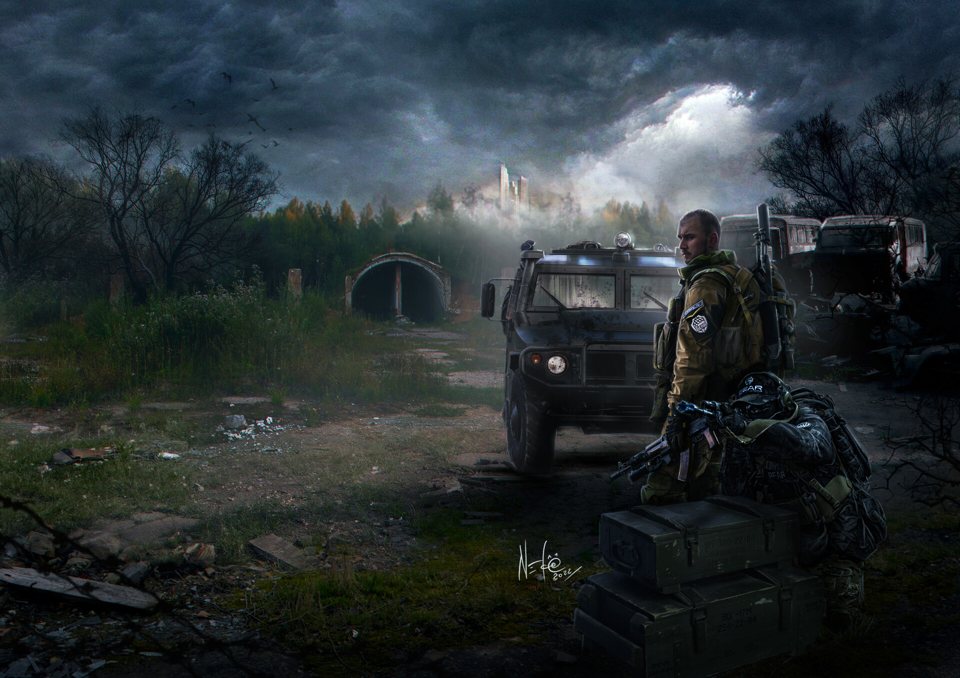 ArtStation - Мишки в берлоге