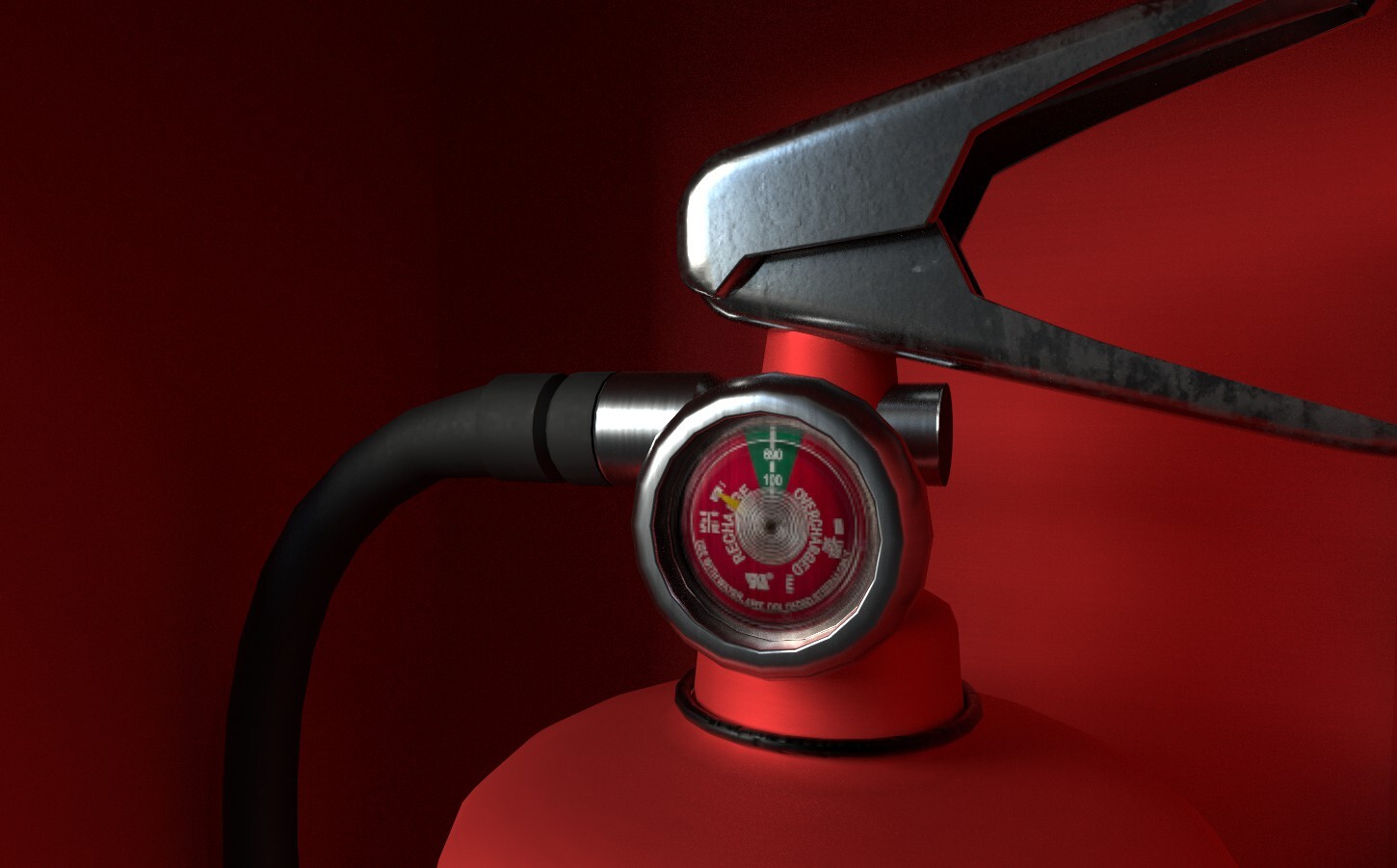 ArtStation Fire Extinguisher Asset Modeling