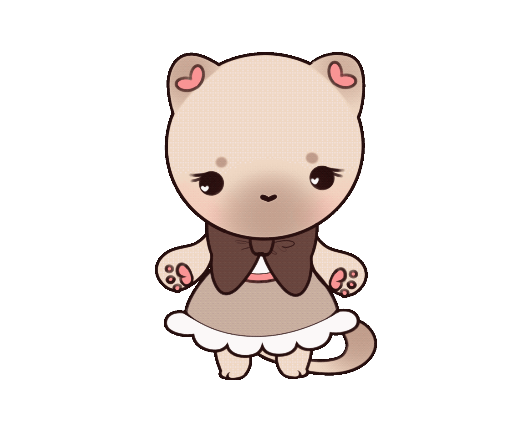 Kawaii Anime Girl Gif - Cute Chibi - CuteCafe - Cute.Art