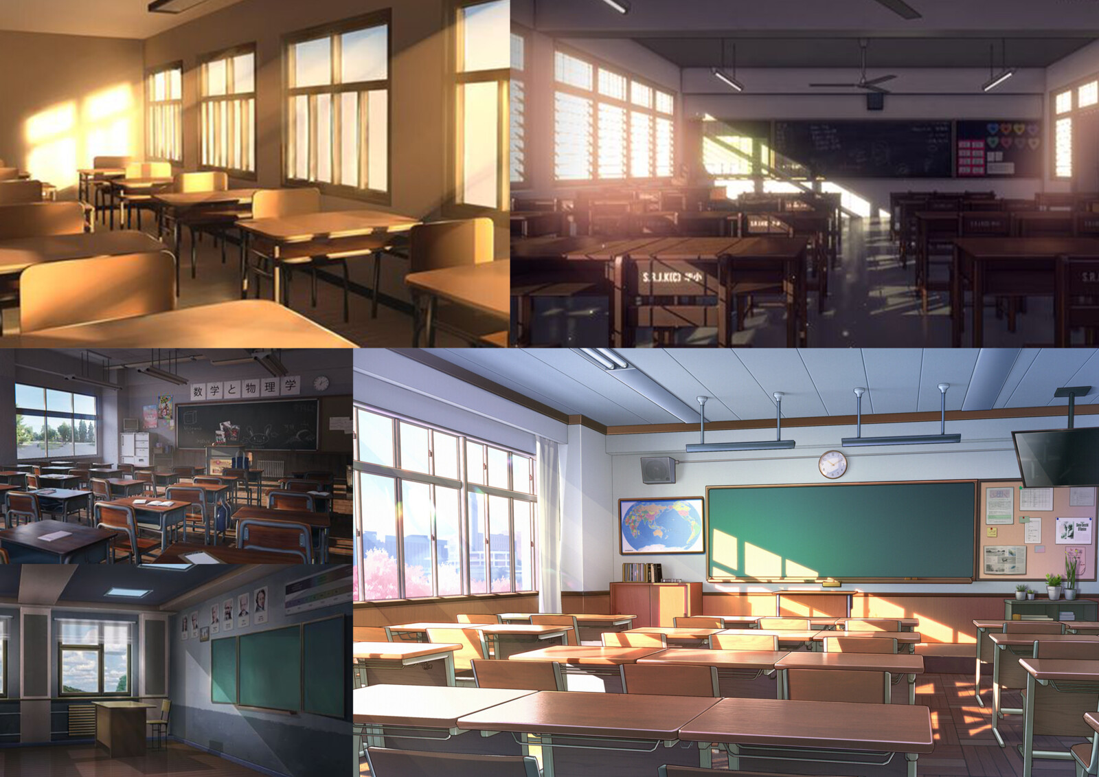 Moodboard for the classroom