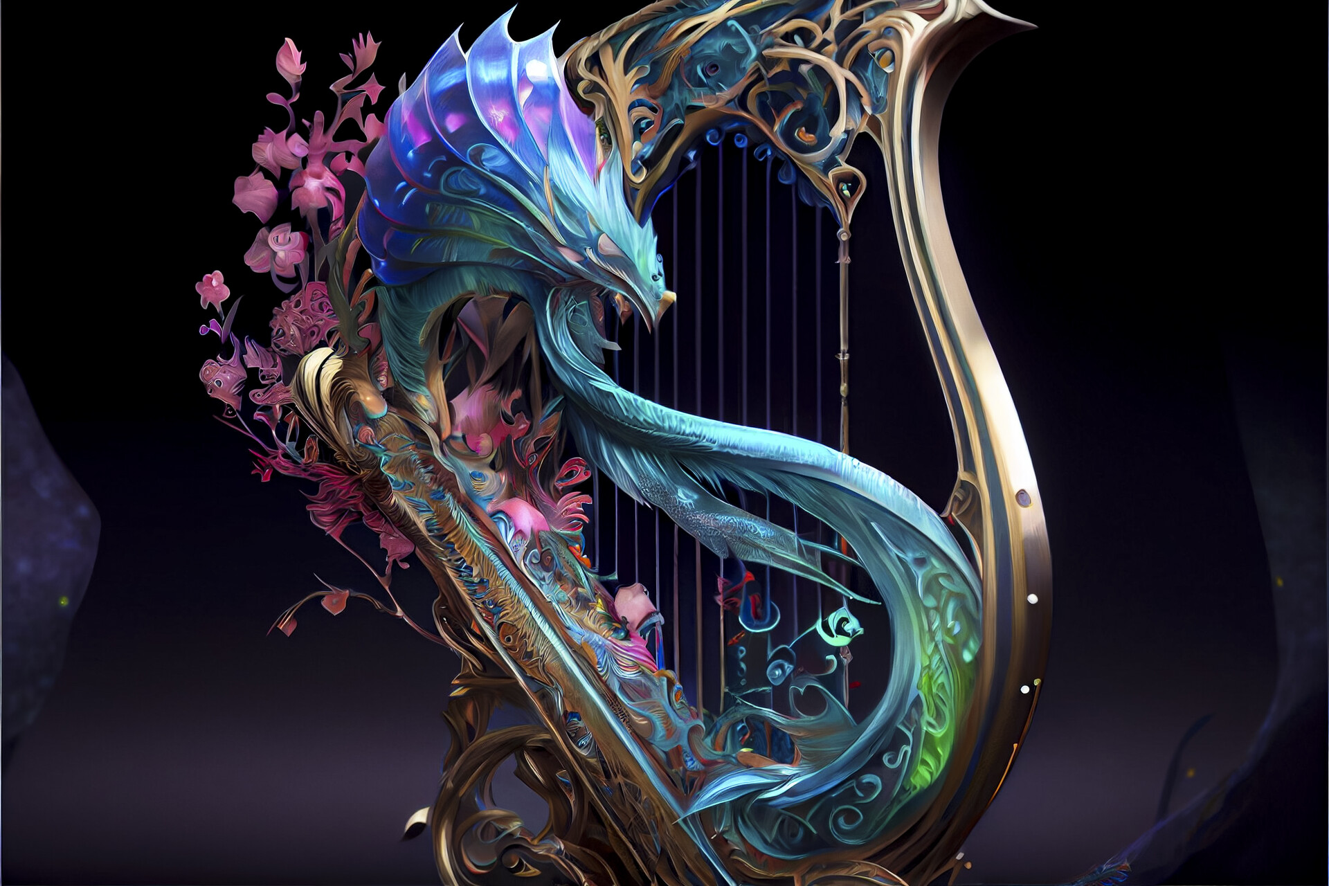 Harps of the aerther {Aescermonium}