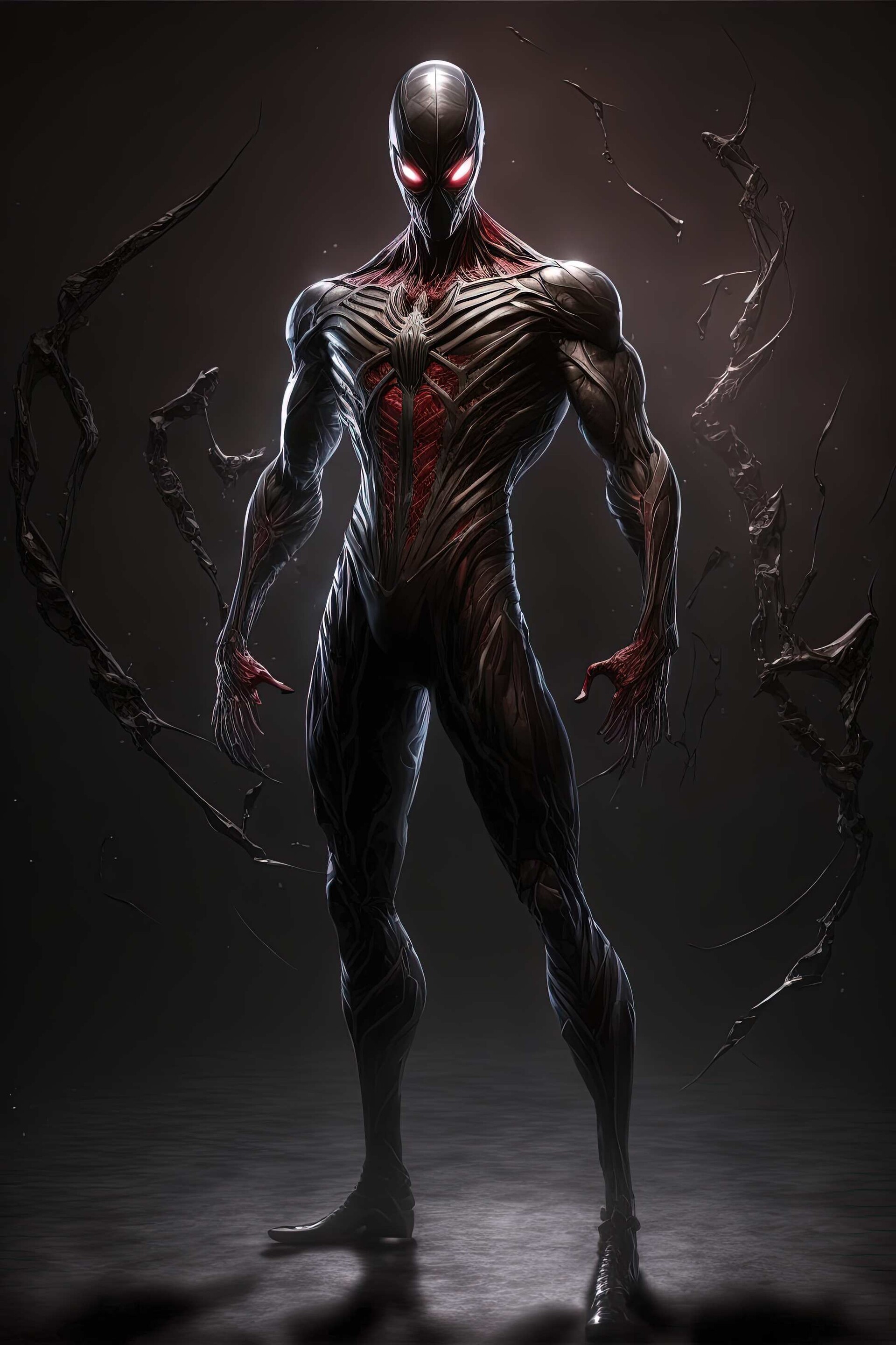 ArtStation - Dark Spiderman concept 3.