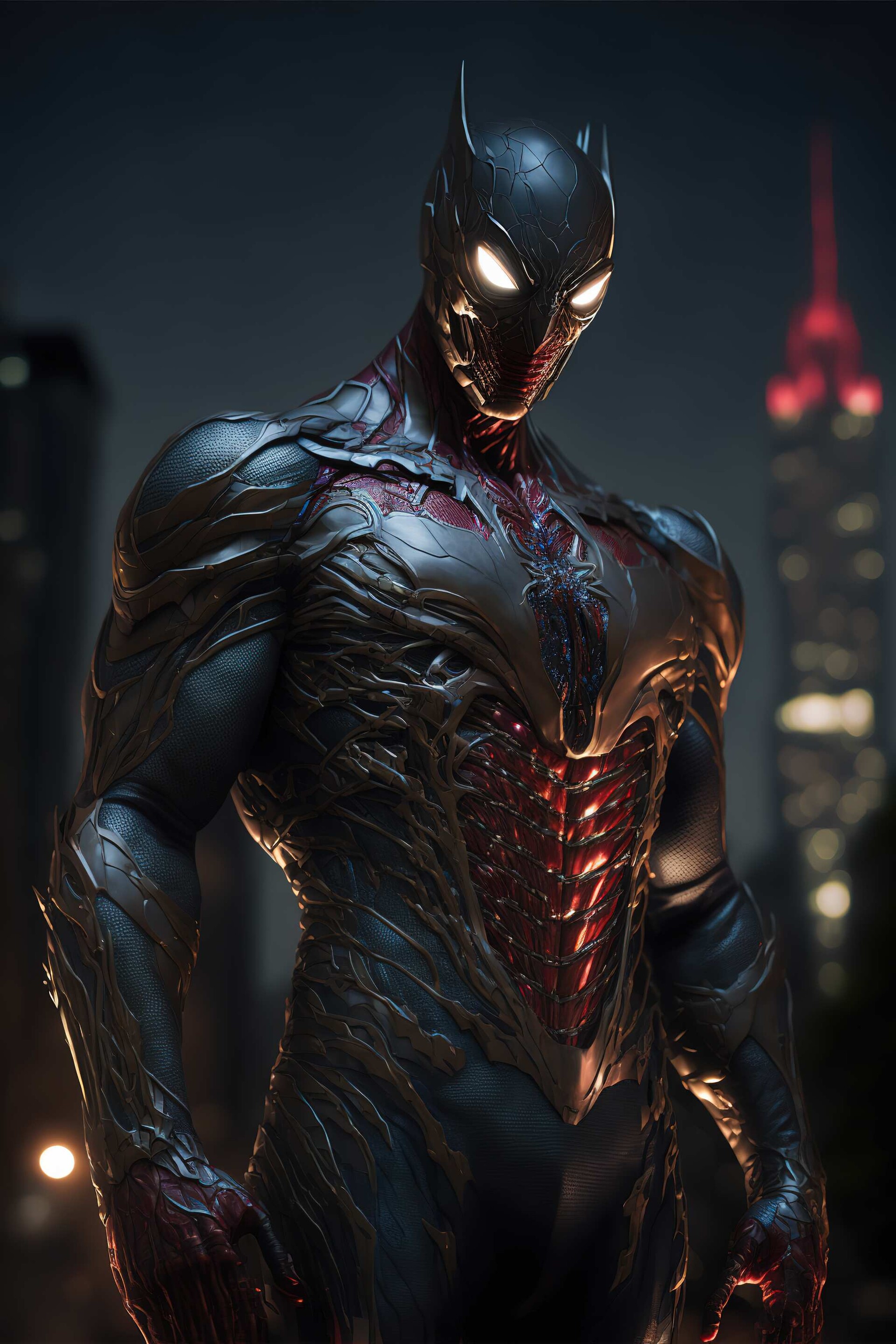 ArtStation - Dark Spiderman concept 3.