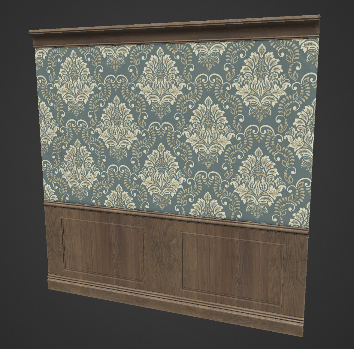Hallway wall