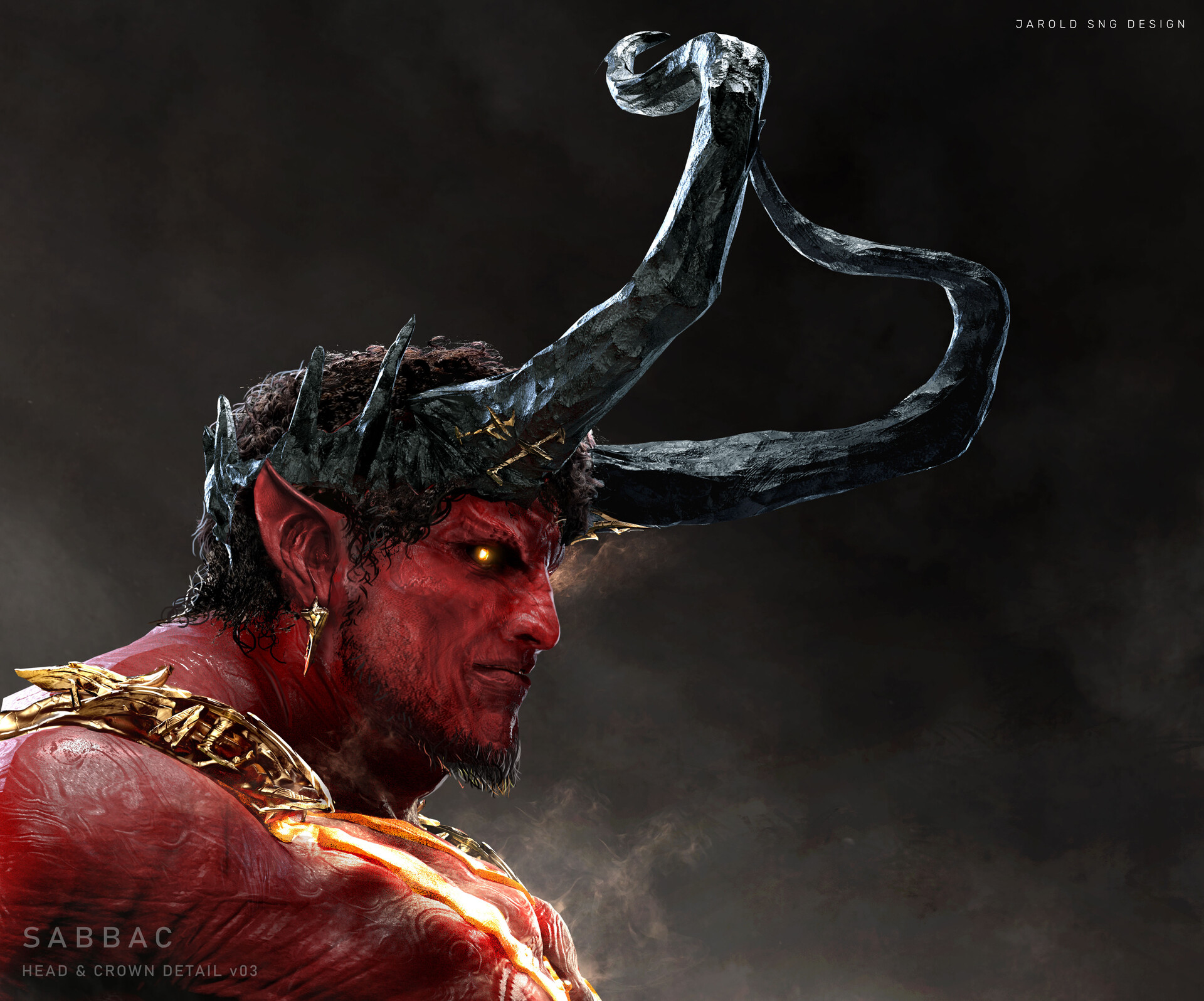 jarold Sng - BLACK ADAM 2022 : Sabbac Designs