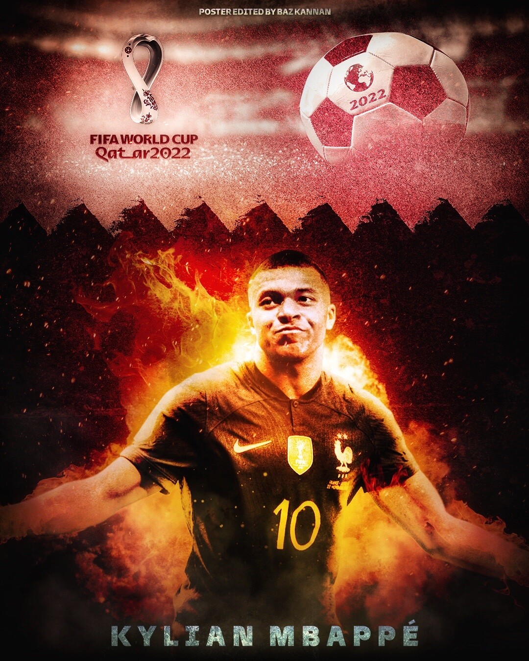 ArtStation - FIFA World Cup Qatar 2022 Poster (Fan Made) ~ Kylian