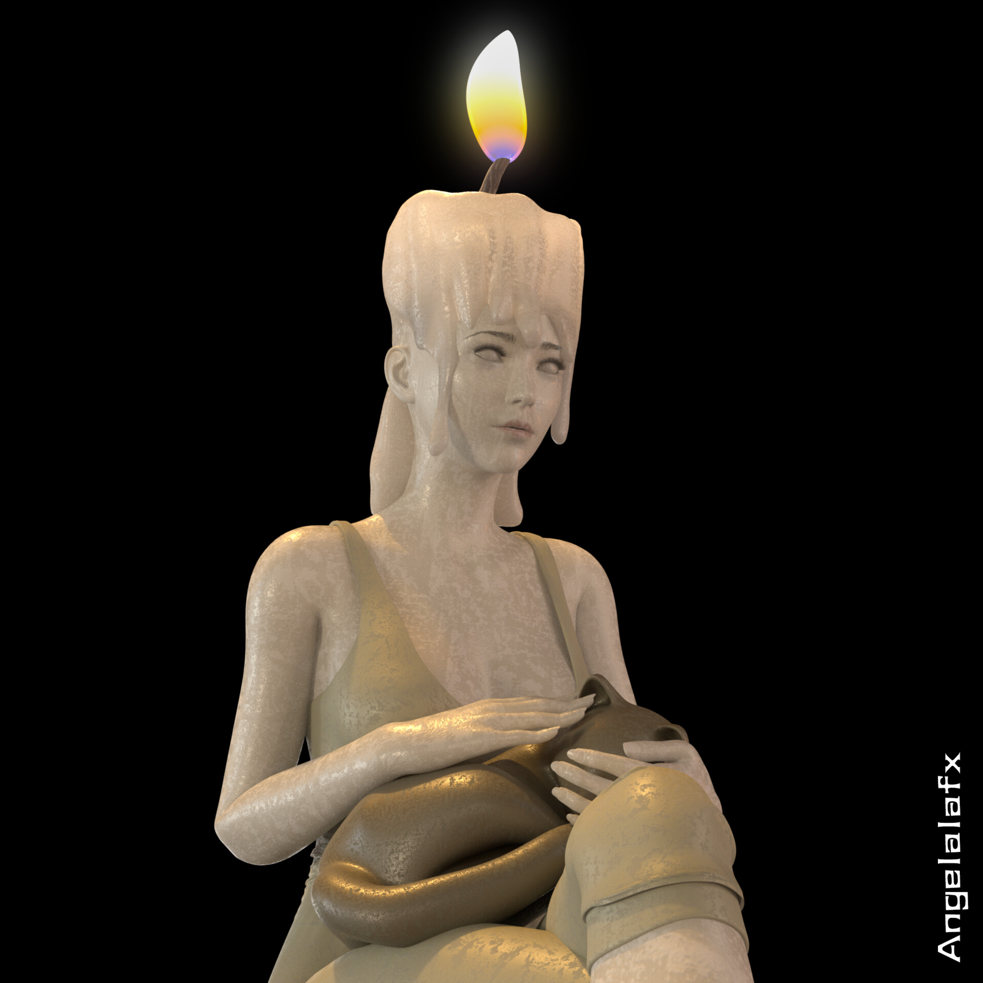ArtStation Candle_Lady