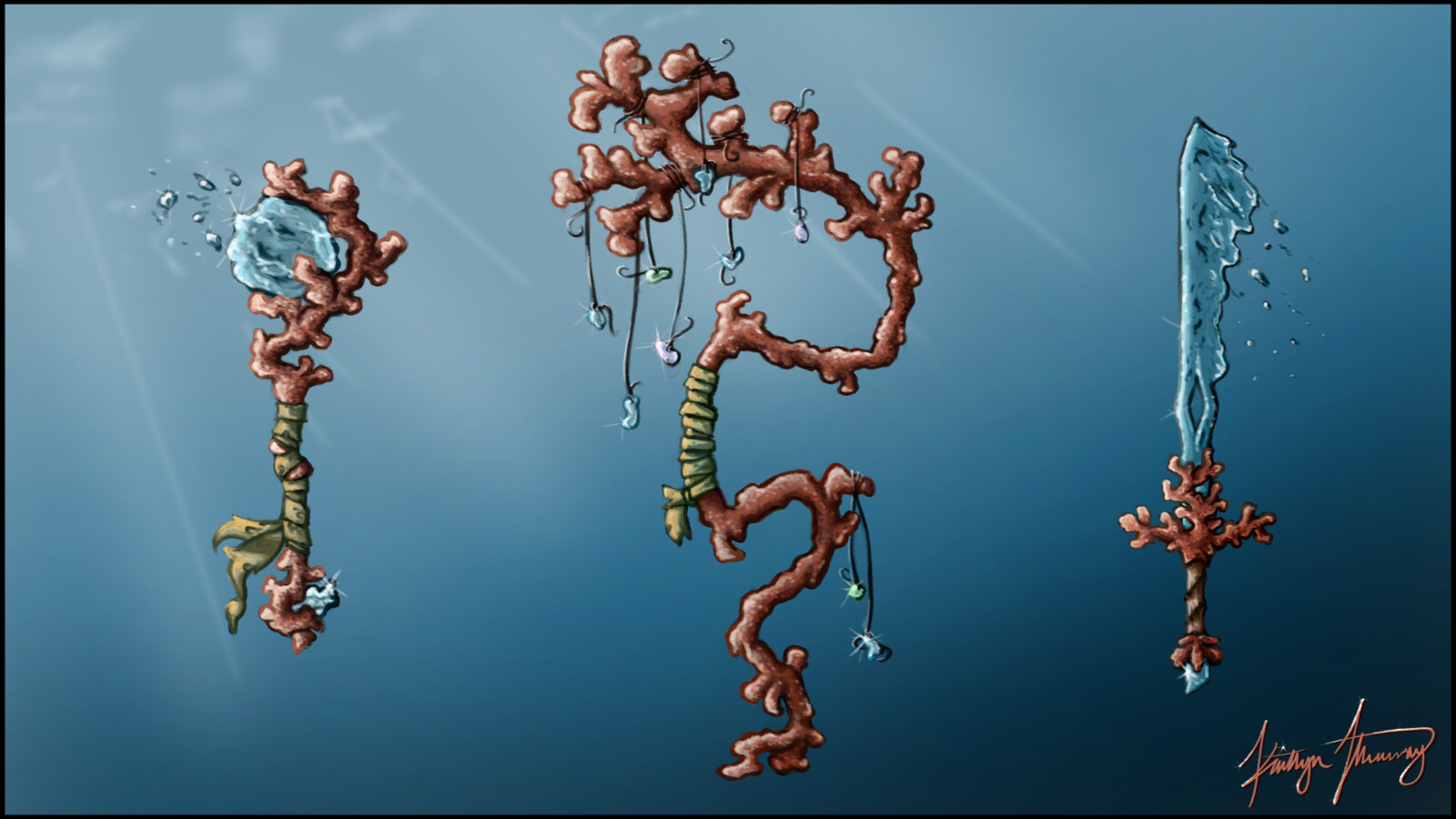 Coral Weapon Set