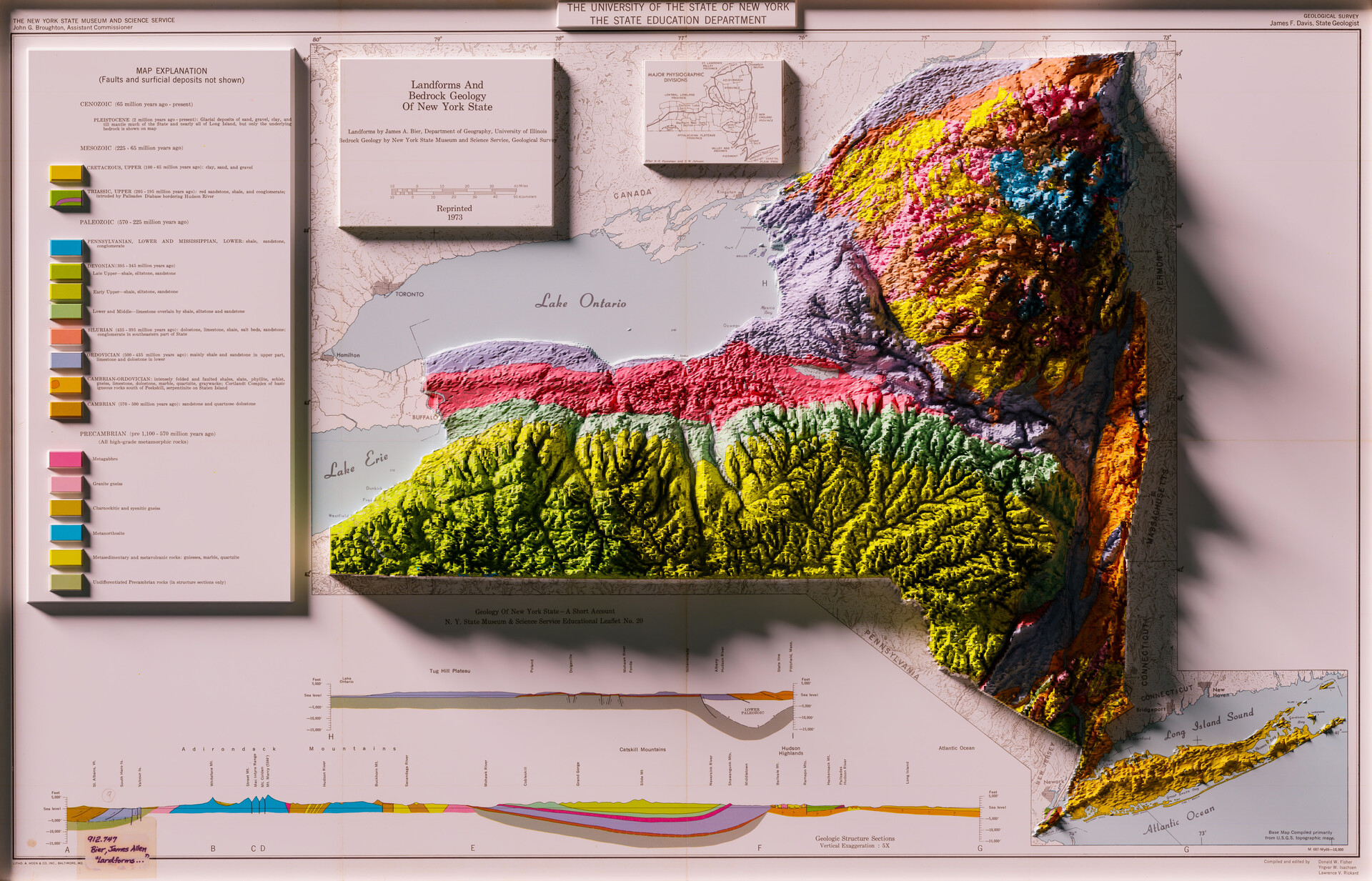 jacob-b-1973-3d-geologic-map-of-new-york-state