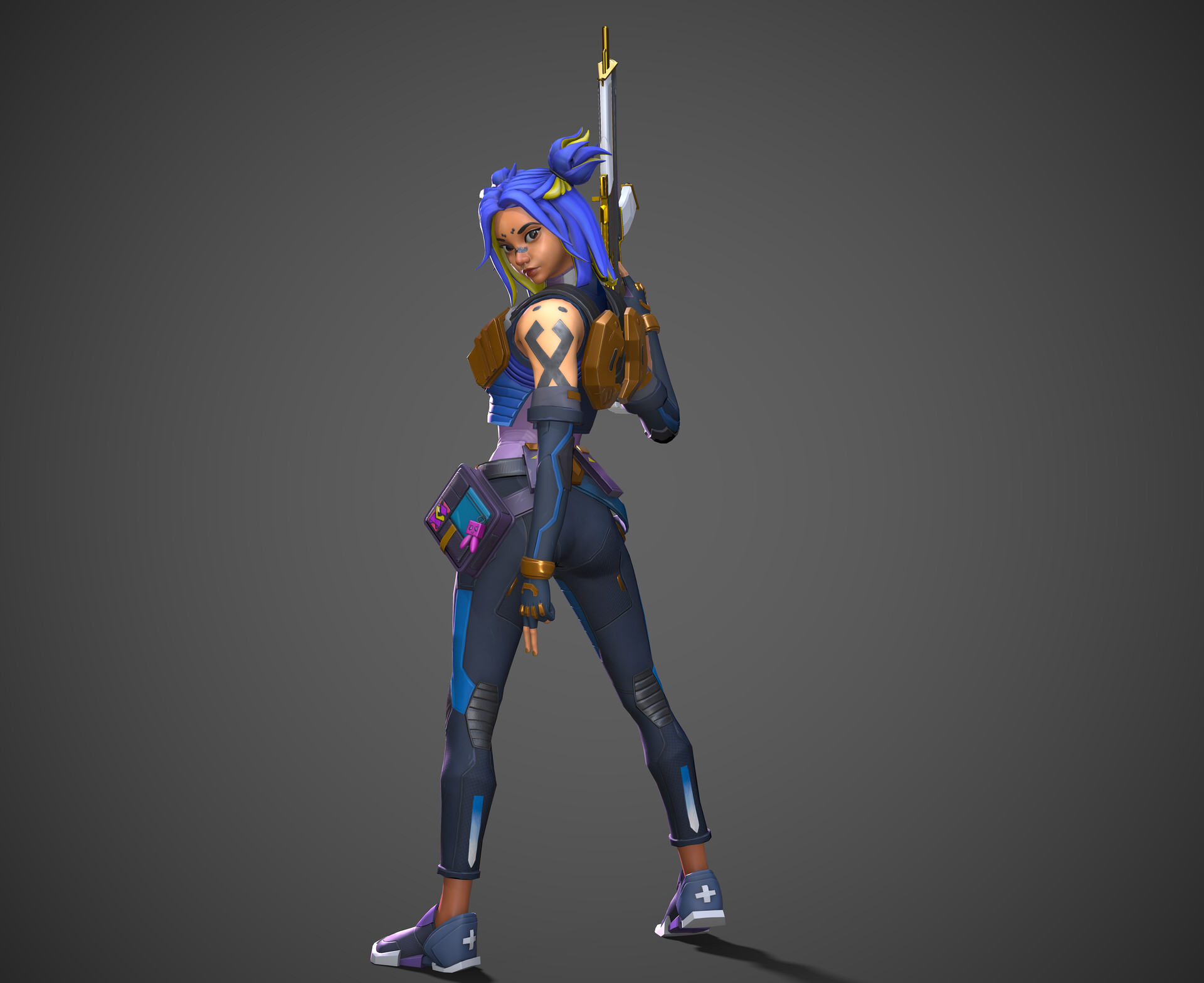 ArtStation Neon Valorant Fan Art