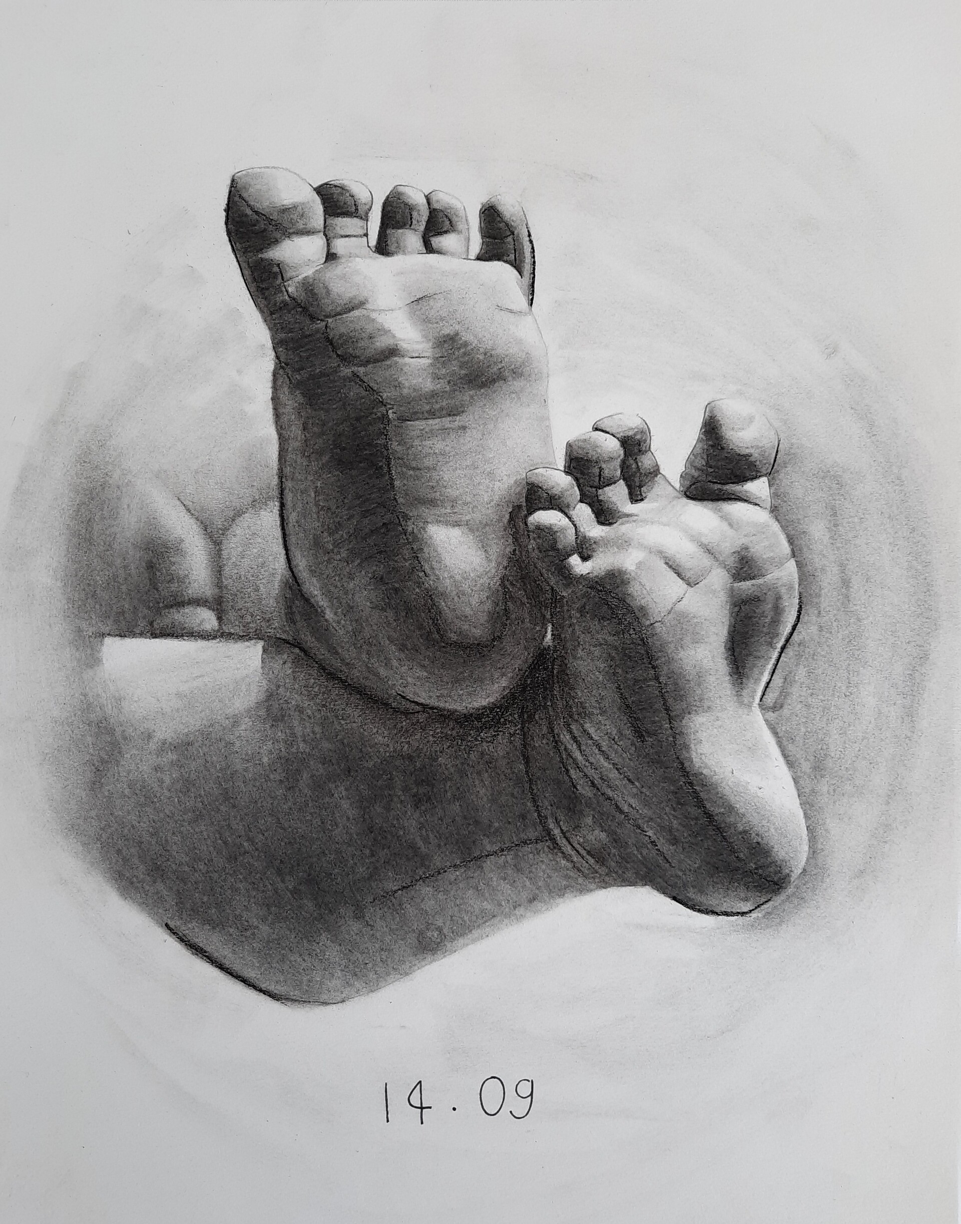 ArtStation Charcoal drawing from Pinterest