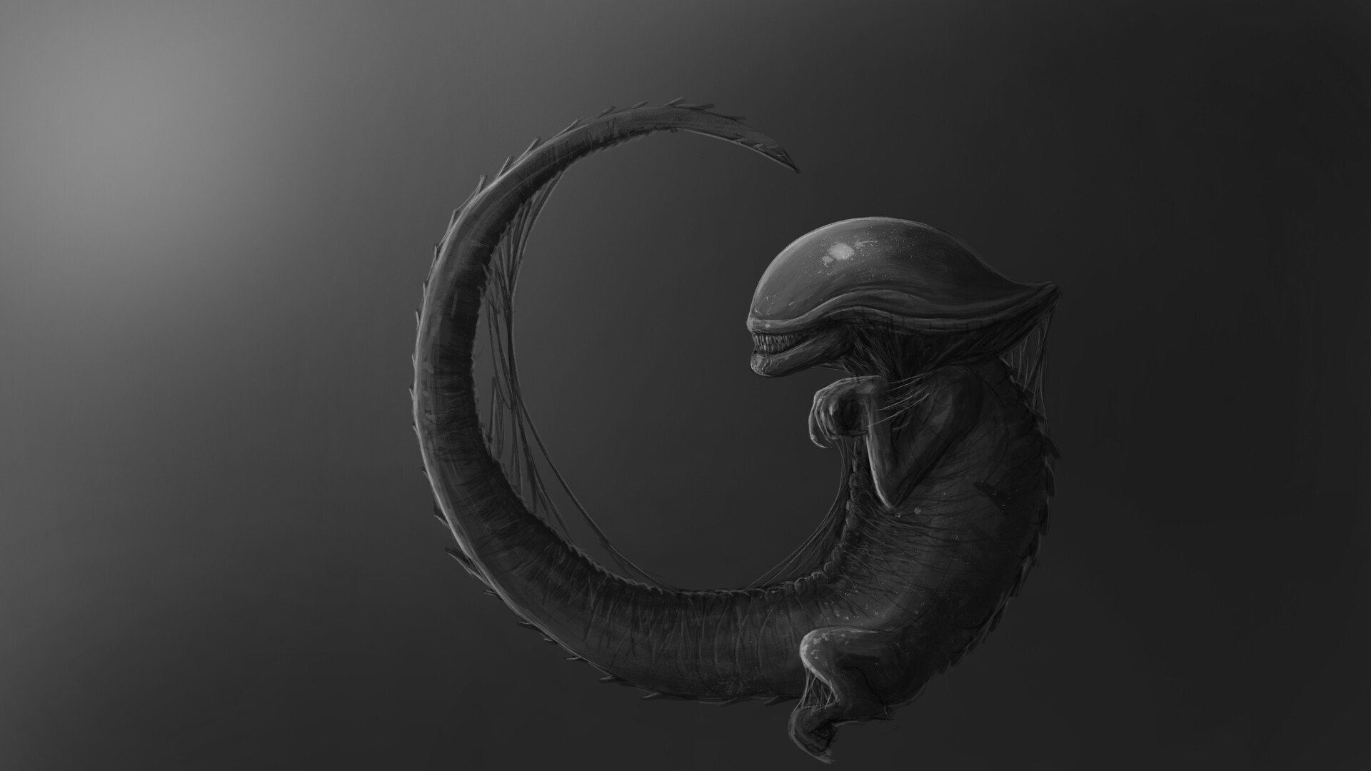 ArtStation Baby alien