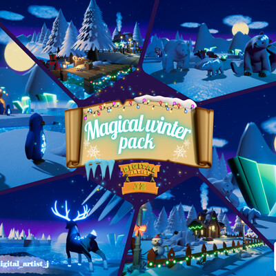 Janis zihmanis magical winter pack game assets unity