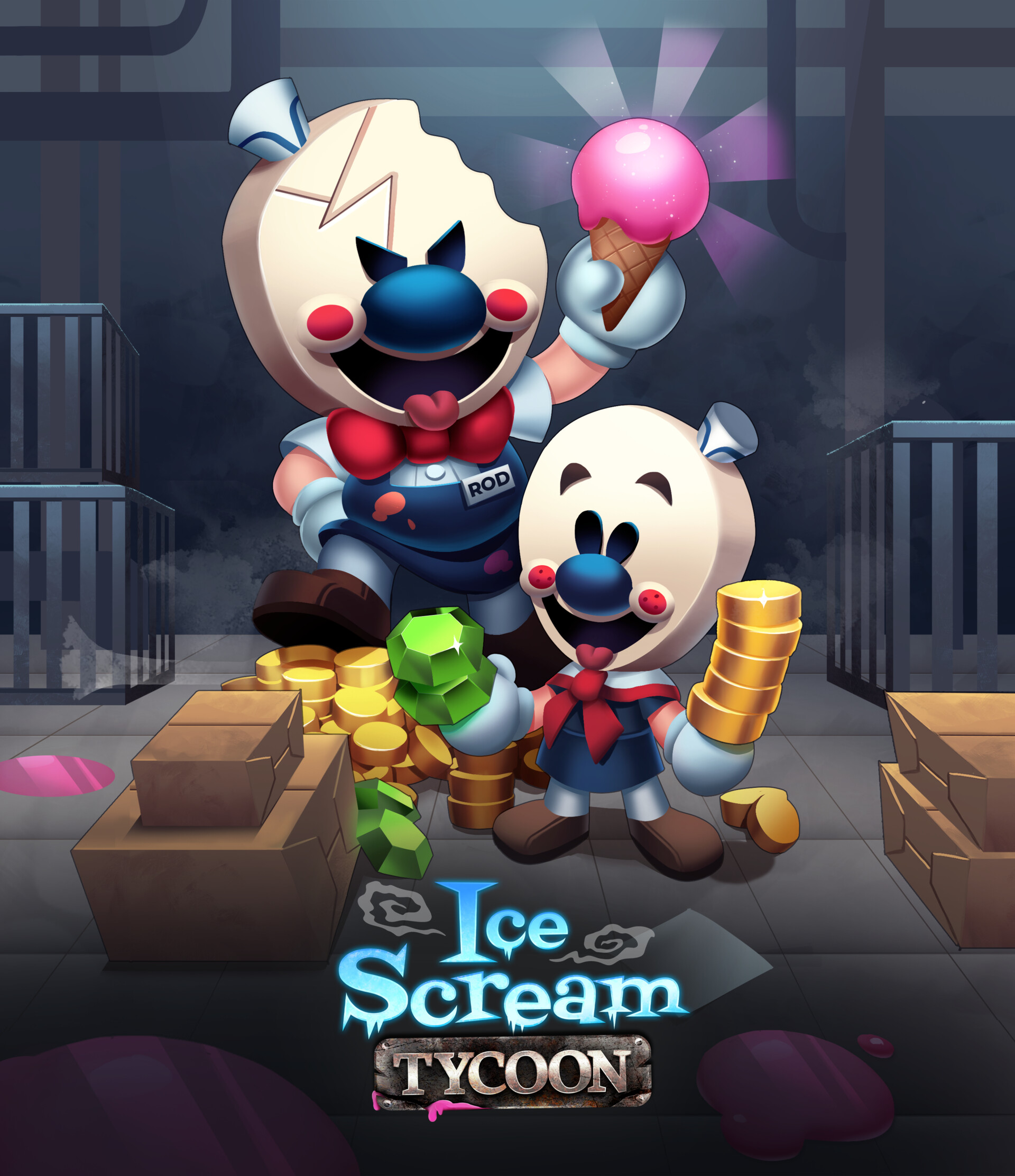 ArtStation - Ice Scream Tycoon Game Art
