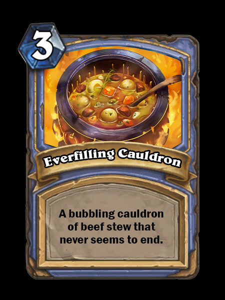 Mockup in Hearthstone card window