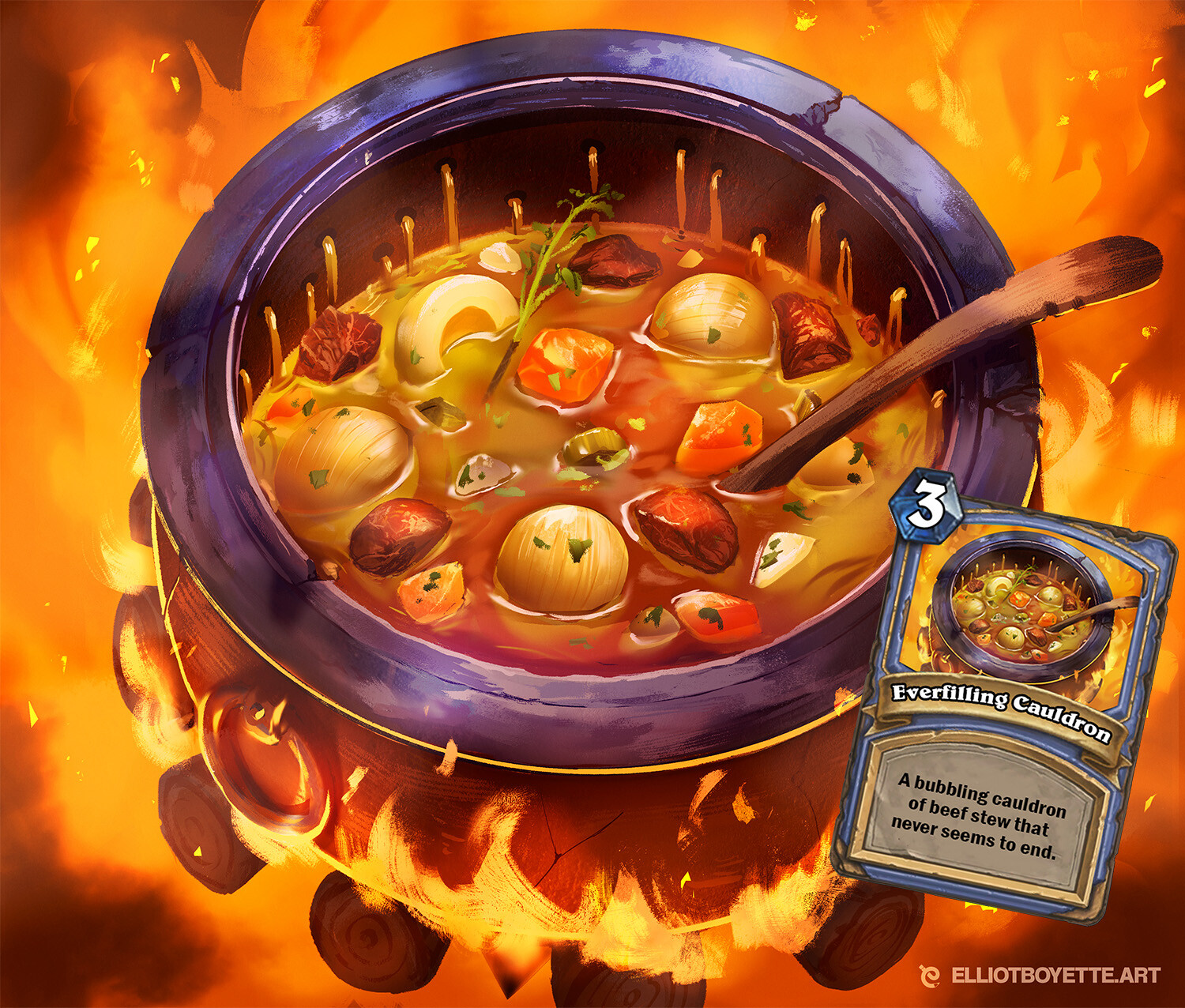 A mystical stew is before you. Will you ladle destiny?