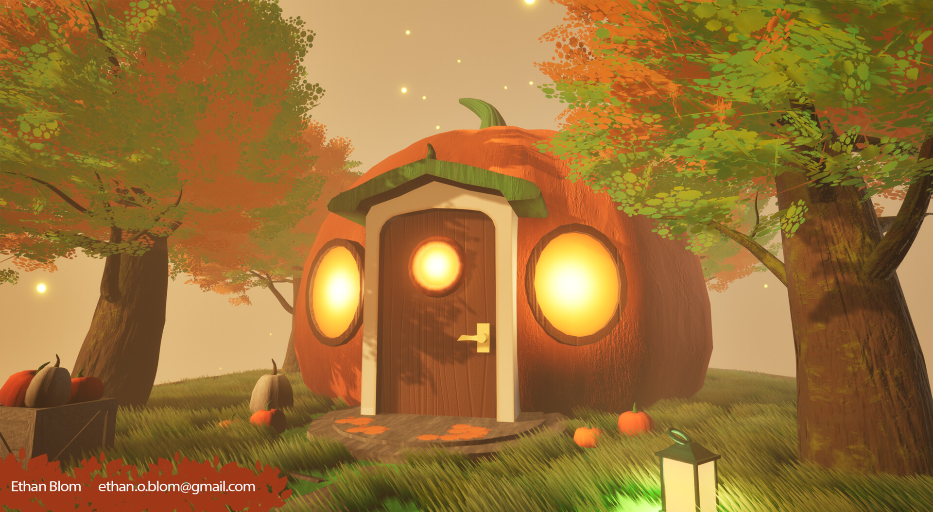 ArtStation - The Little Pumpkin House