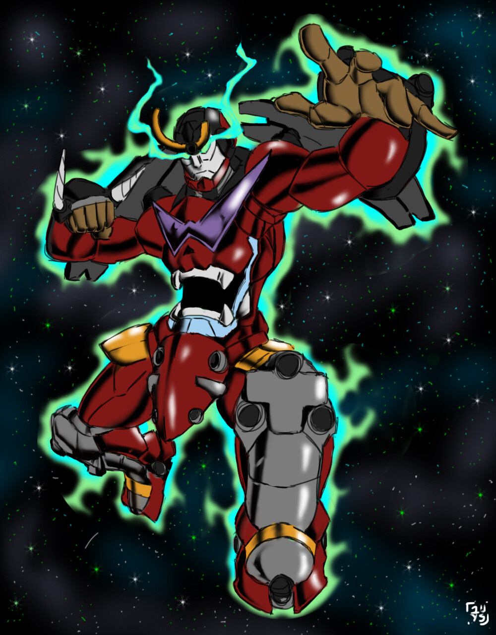 ArtStation Gurren Lagann Fanart