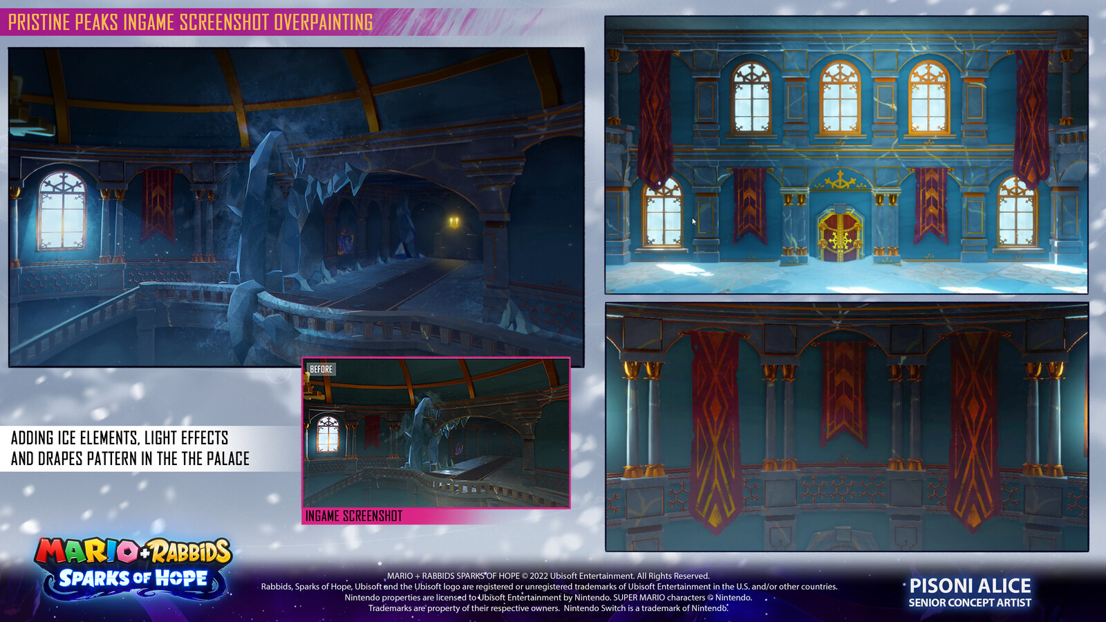 Overpaintings on ingame screenshots