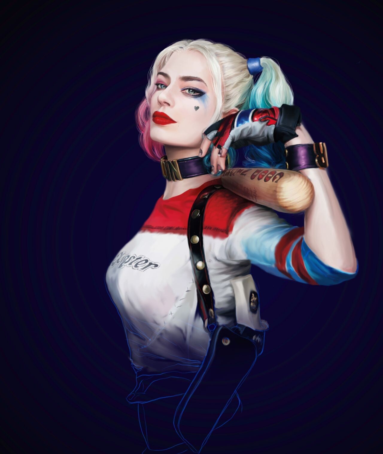 ArtStation - Harley Quinn (100% Organic Art)