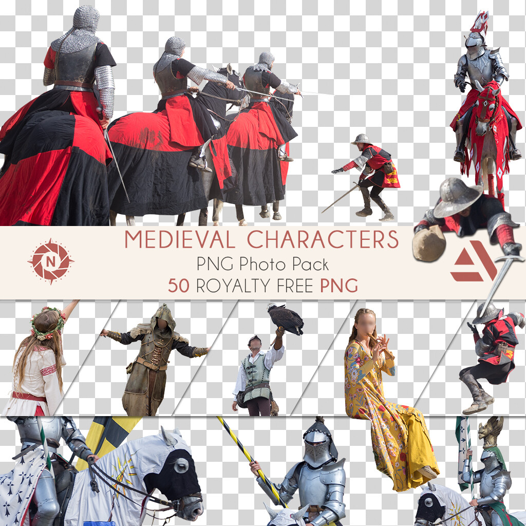 PNG Photo Pack: Medieval Characters

https://www.artstation.com/a/165856