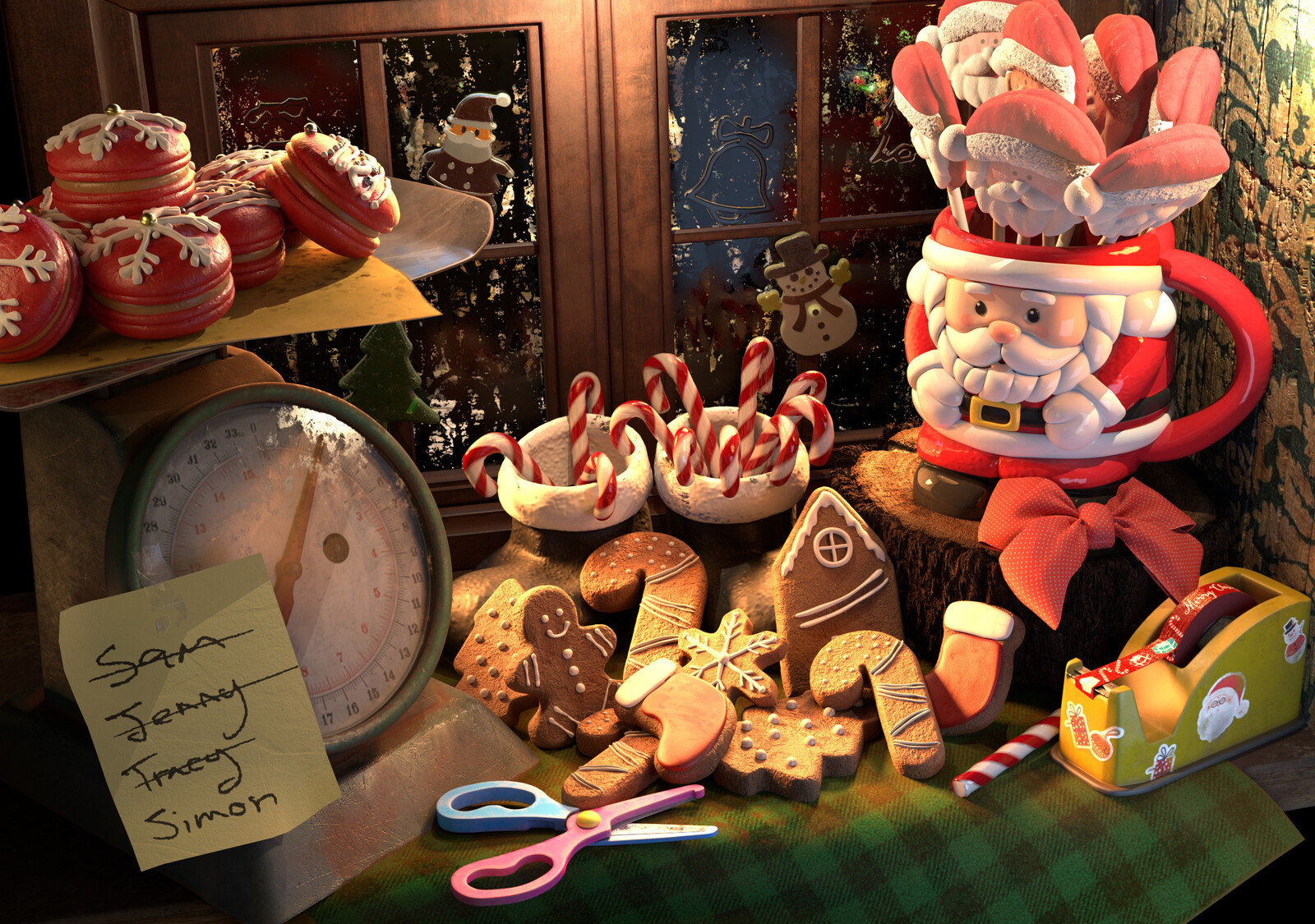 Original render before post-processing. 