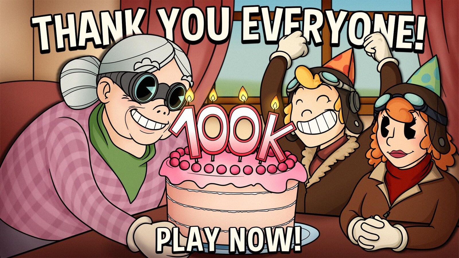 Sabina janicka take flight 2 100k players celebration