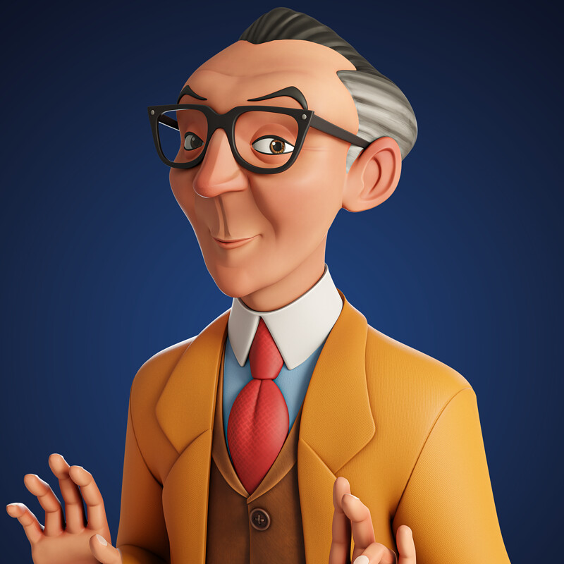 Pascal - Match in Paris | Stylized Character