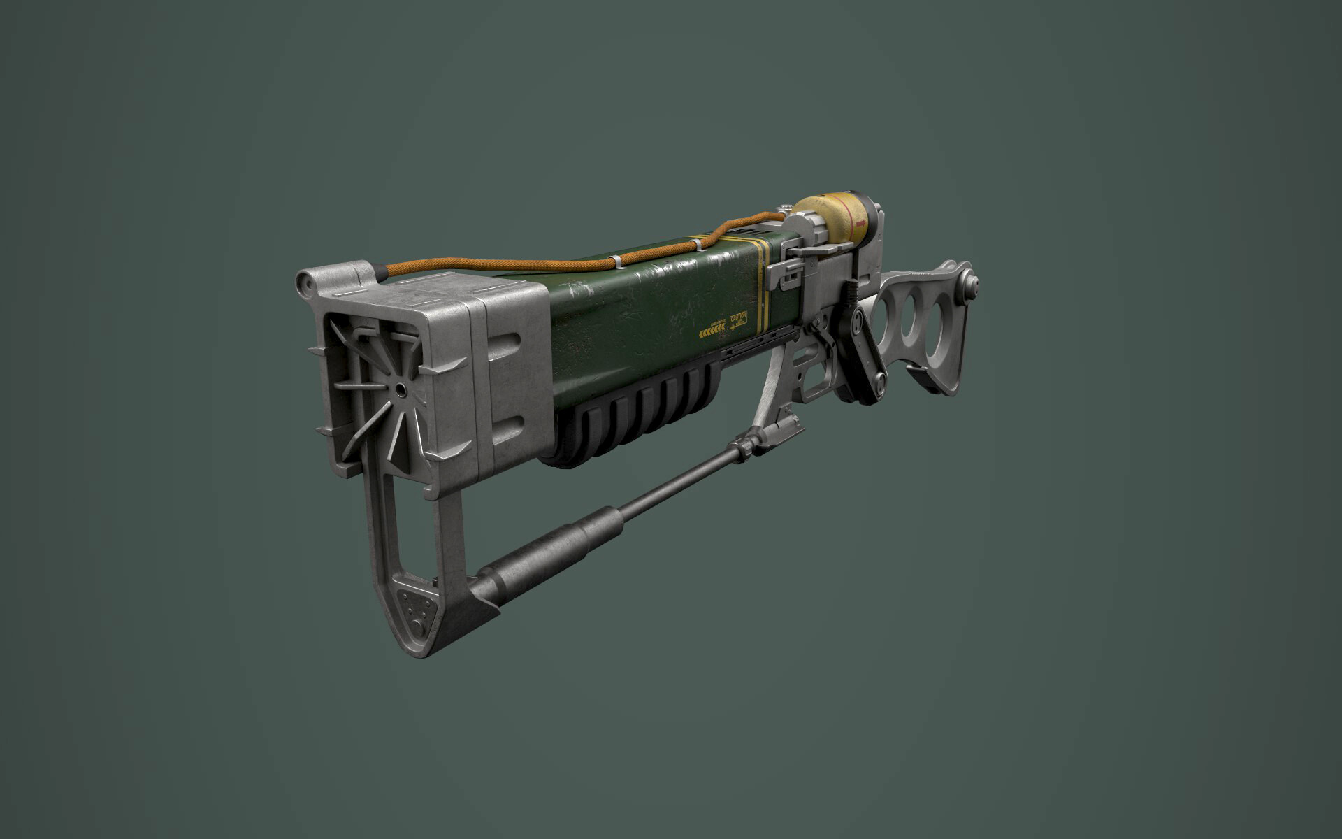 ArtStation Fallout "AER9 Laser Rifle"