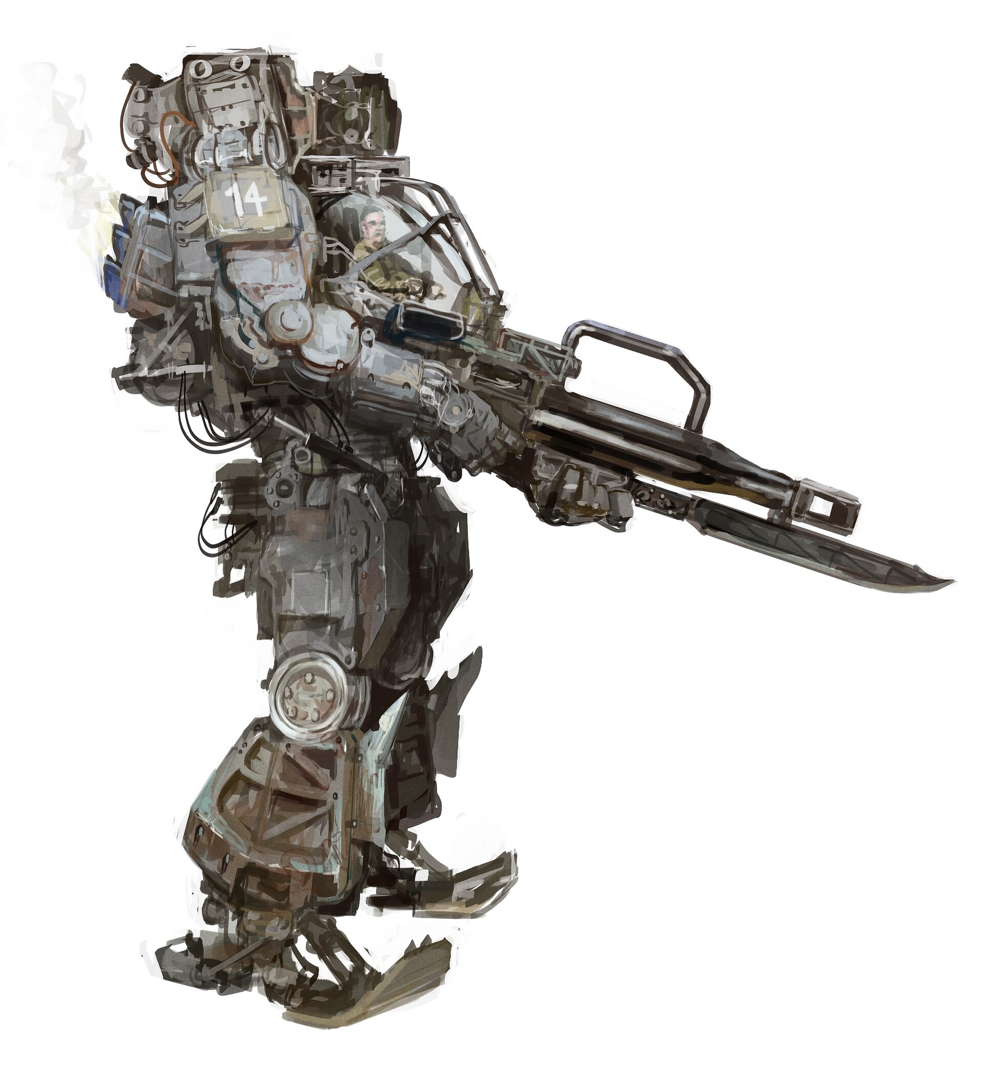 ArtStation AMP Suit