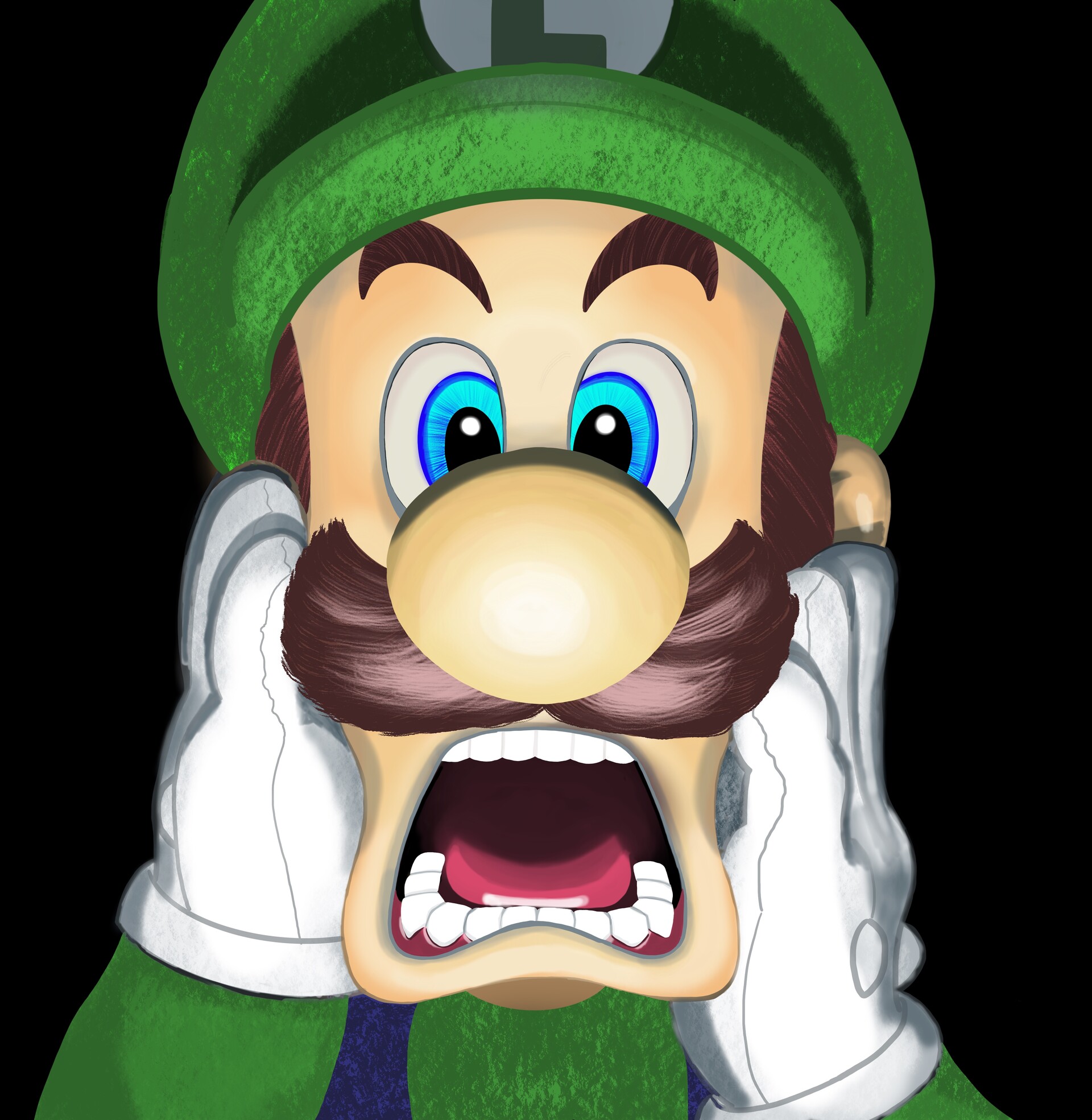 ArtStation - Scared Luigi