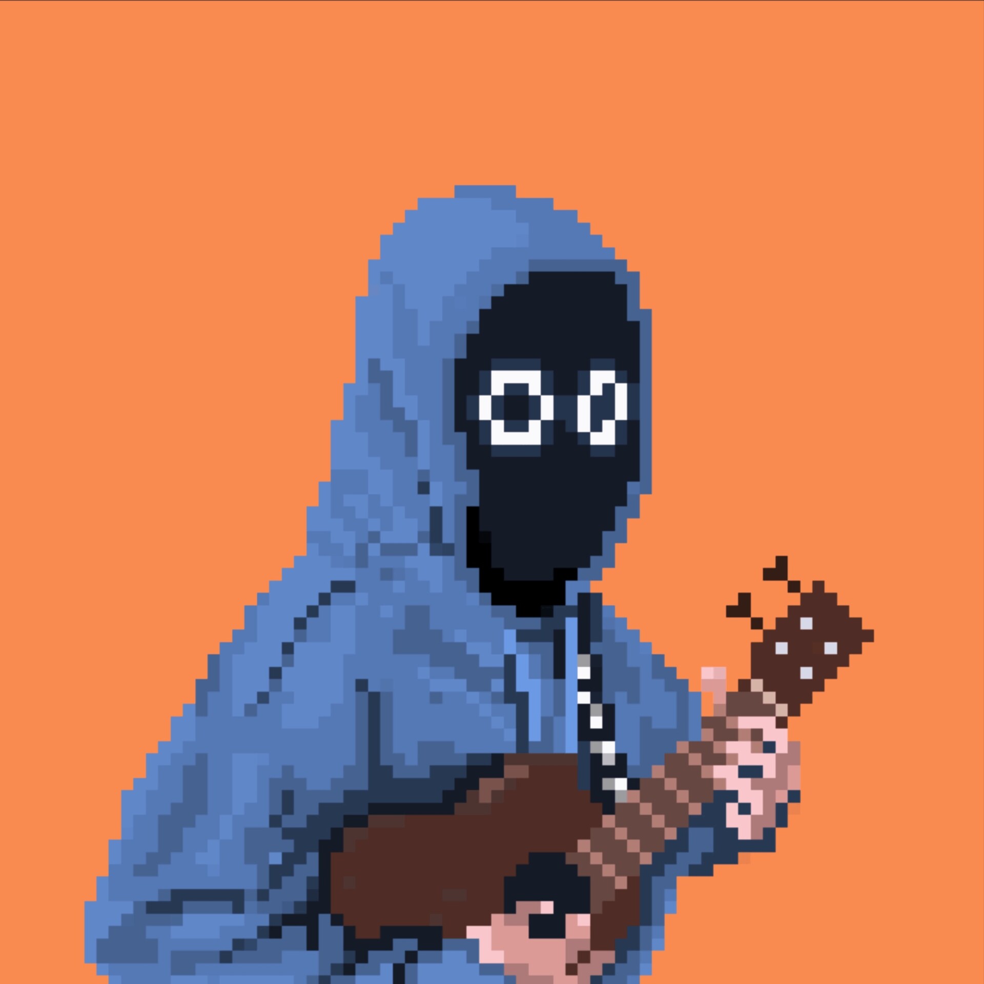 ArtStation Boy with uke pixel art