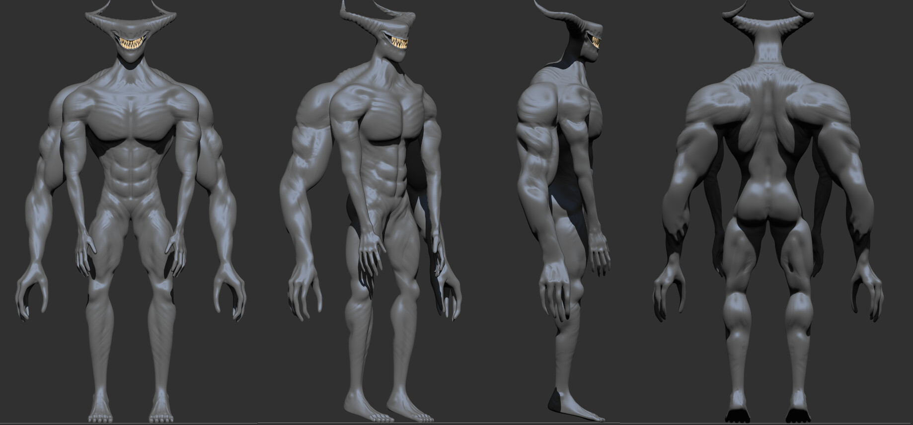 ArtStation 4 Armed Demon